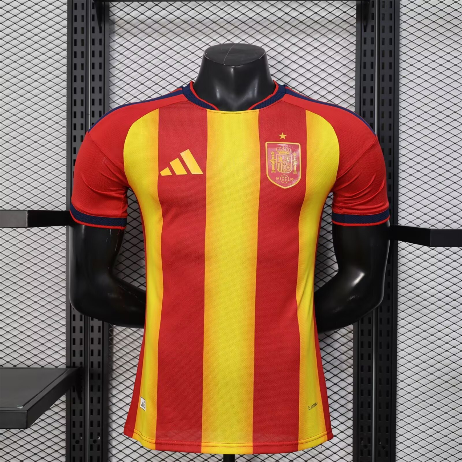 AlphaJersey-Spain 2026 Red And Yellow Stripes Special Jersey - Player Version