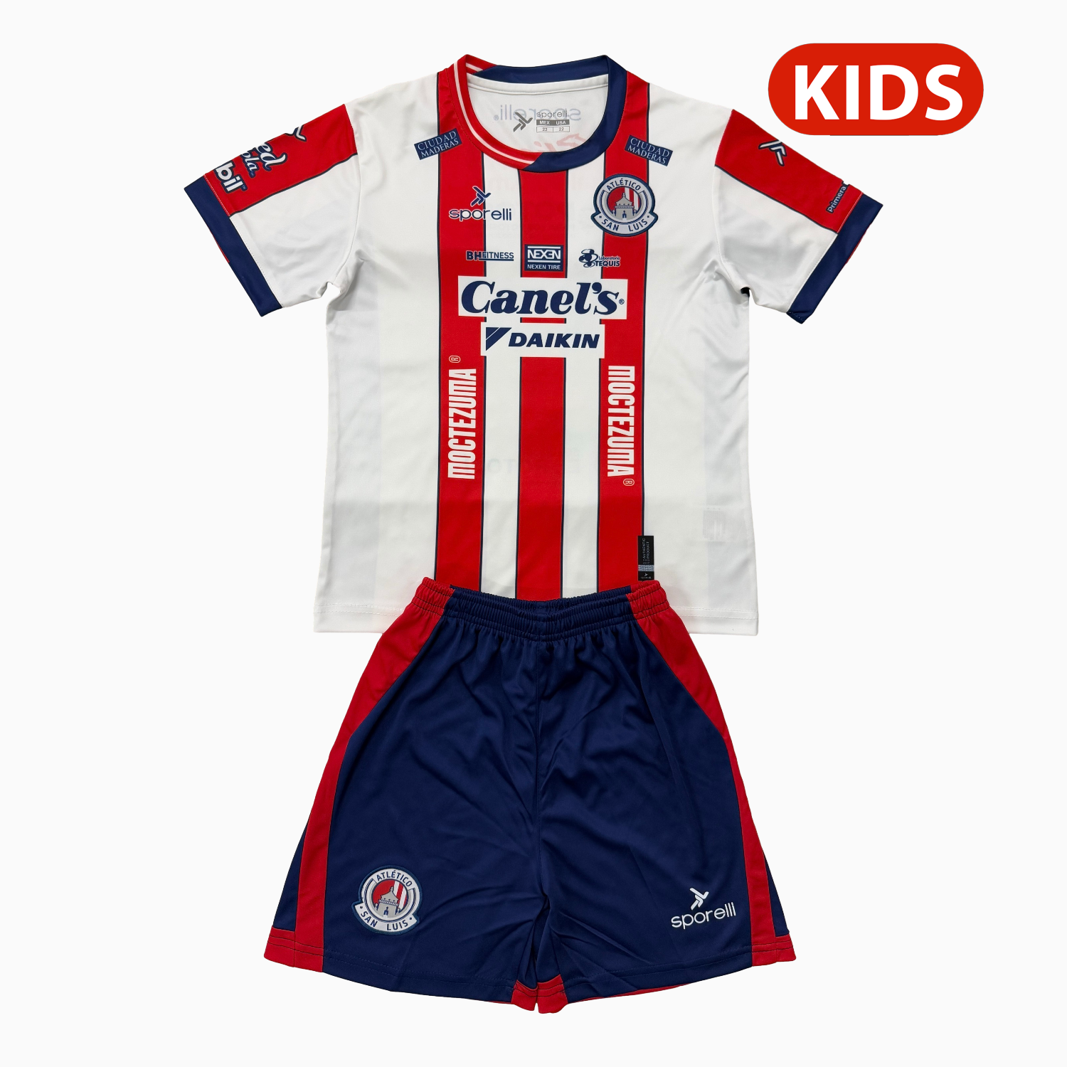 AlphaJersey-Atlético San Luis 25-26 Home Kids Kit