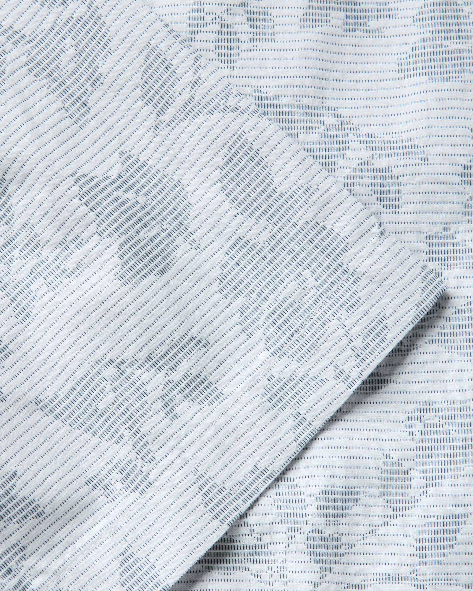 The Hawthorne Shirt in Sky Blue Floral Jacquard | Modern Menswear by yycbvcnbmmnbm