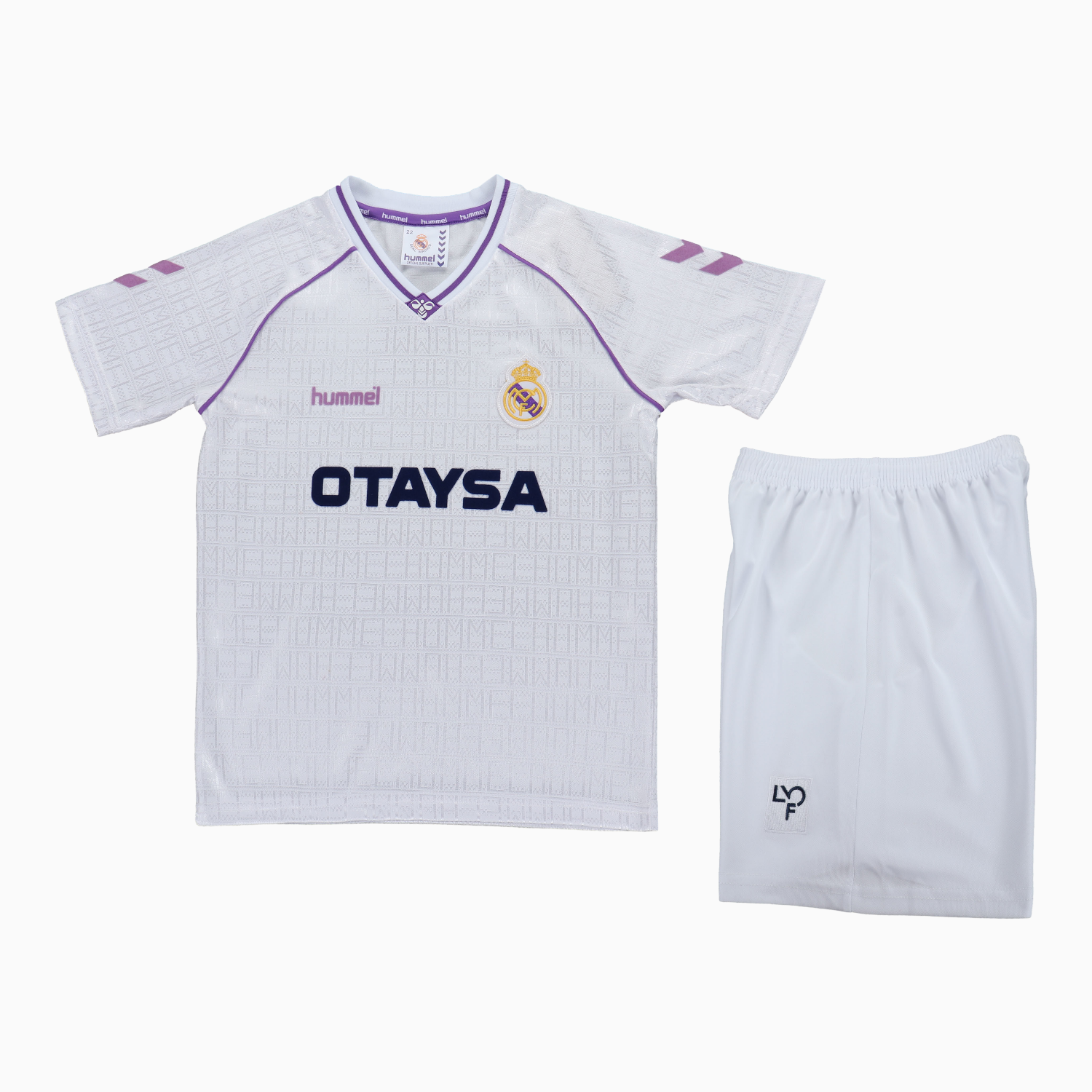 AlphaJersey-Retro Real Madrid 1990-92 Home Kids Kit