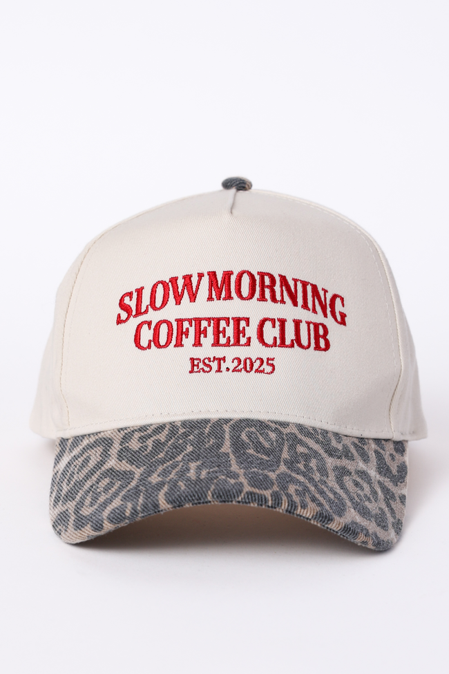 Slow Morning Coffee Club Trucker Hat | Elegant Women's Fashion by coolavocek