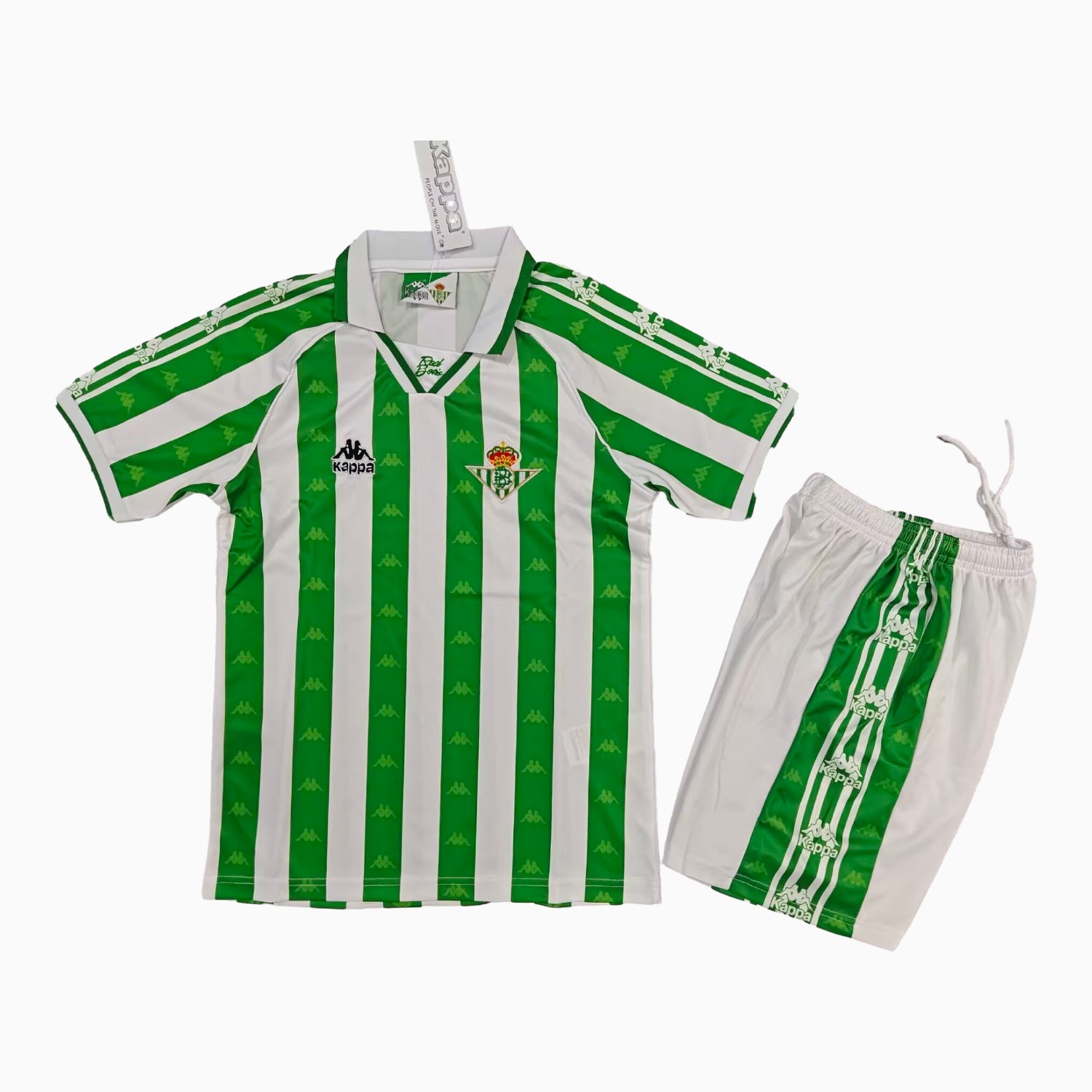 AlphaJersey-Retro Real Betis 1995-97 Home Kids Kit