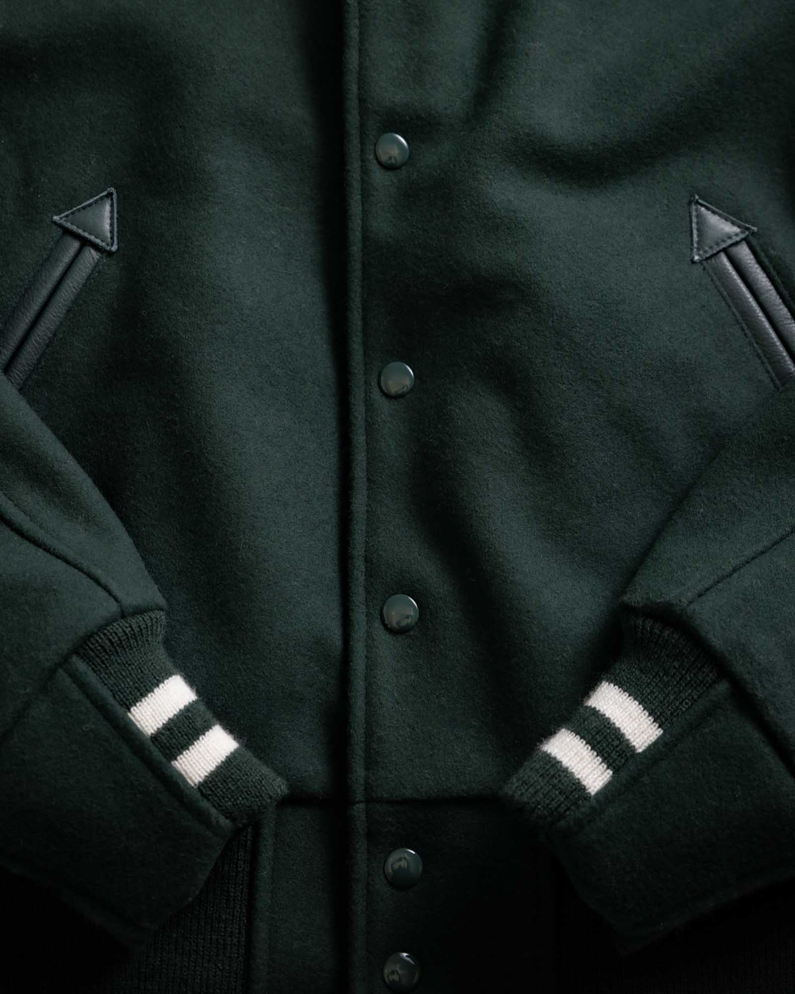 The Golden Bear Snap Bomber in Ivy Wool | Modern Menswear by yycbvcnbmmnbm