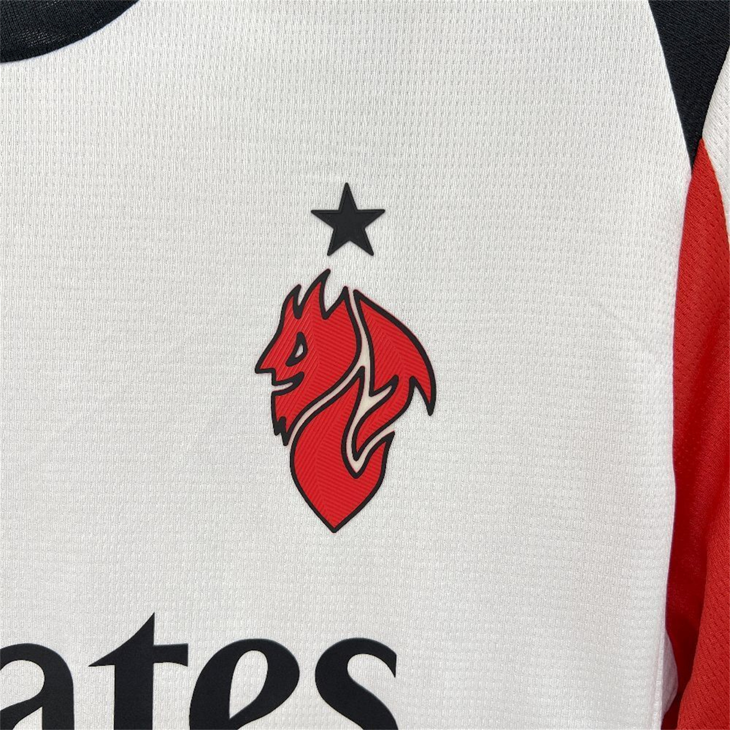AlphaJersey-AC Milan 25-26 Away White Long Sleeves Jersey - Fans Version