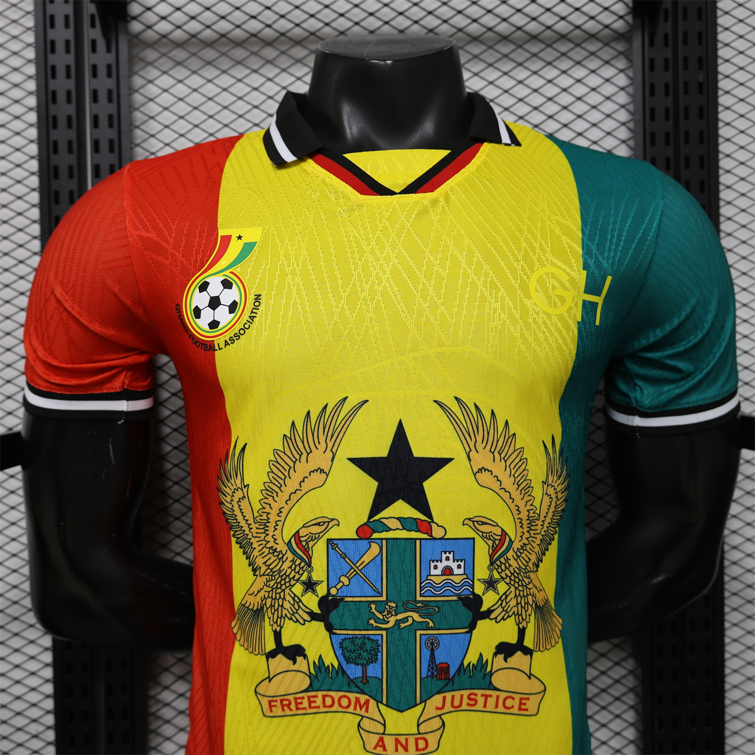 AlphaJersey-Ghana 2026 Ghana Coat Of Arms Special Jersey - Player Version