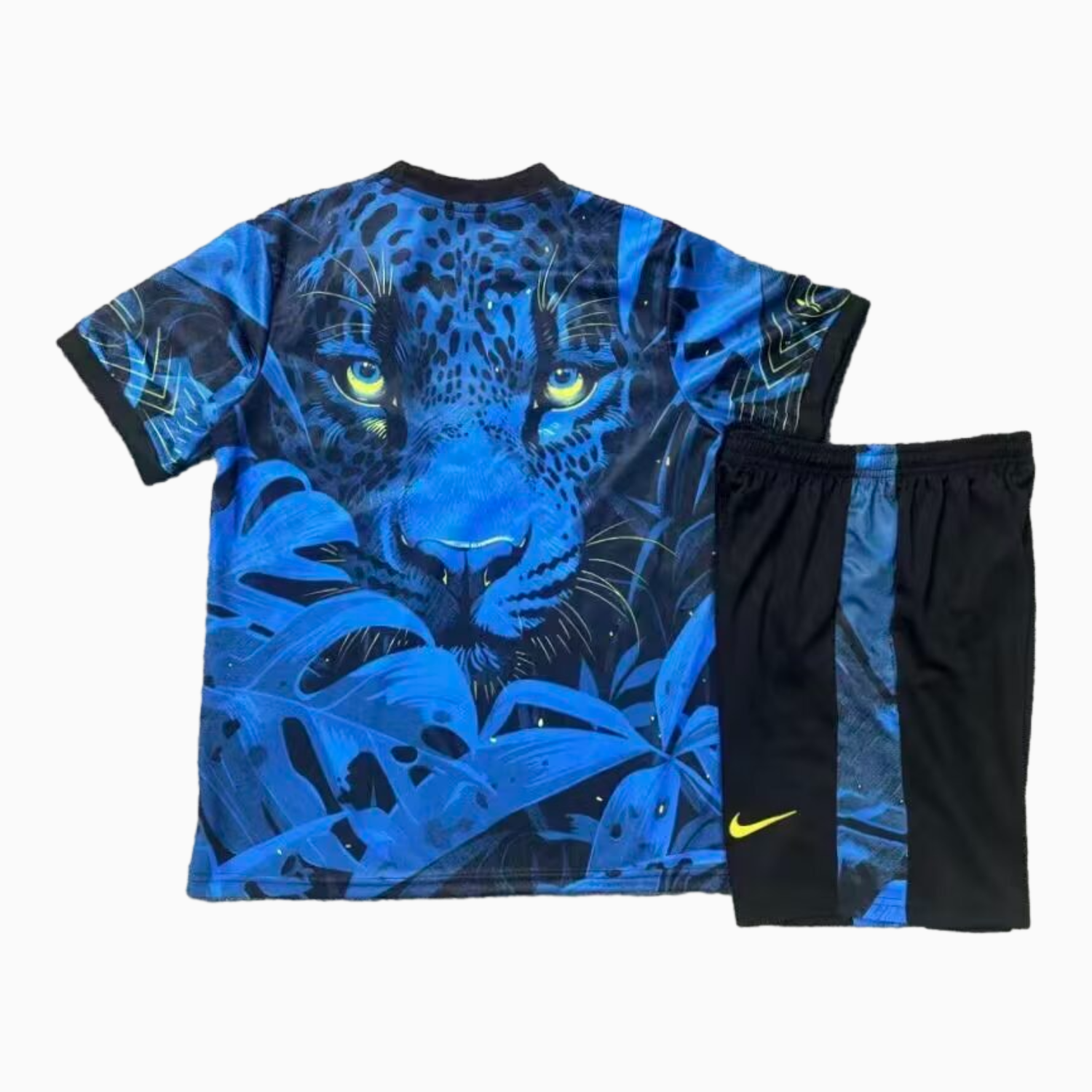 AlphaJersey-Brazil 25-26 Blue Leopard Special Kids Kit