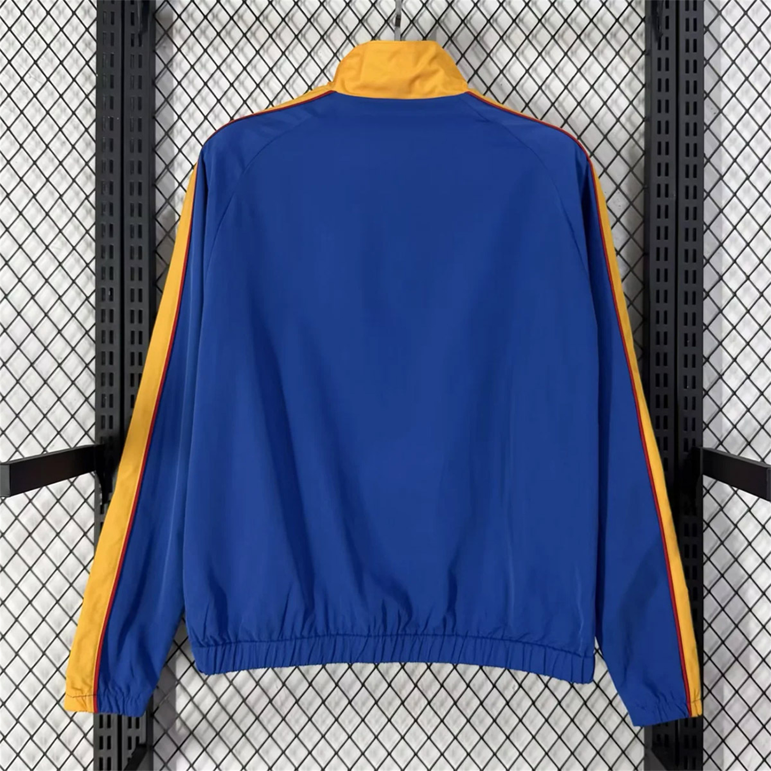 AlphaJersey-Colombia 2026 Windbreaker Jacket - Blue With Yellow