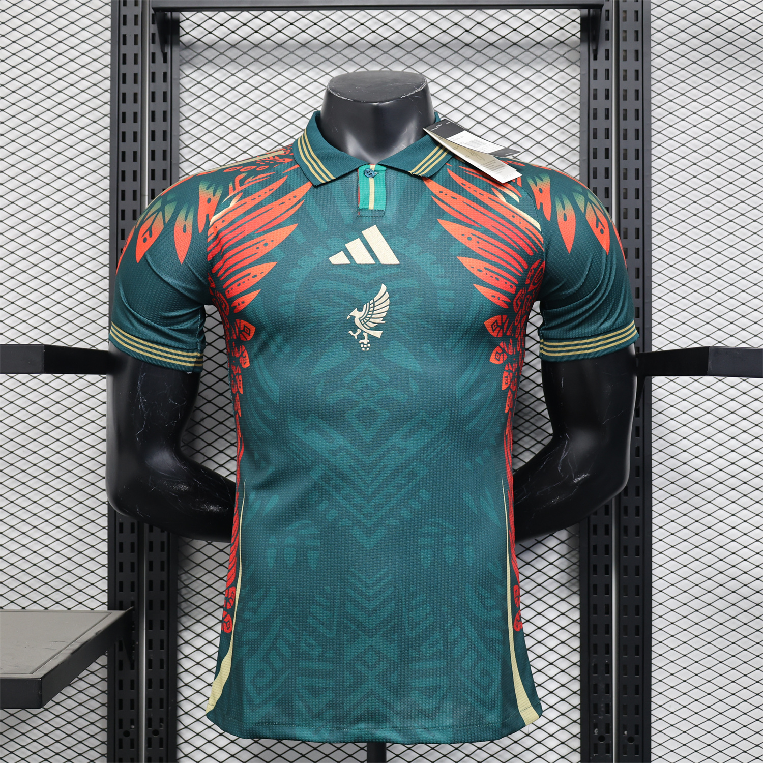 AlphaJersey-Mexico 2025 Red Eagle Special Edition Green Jersey - Player Version