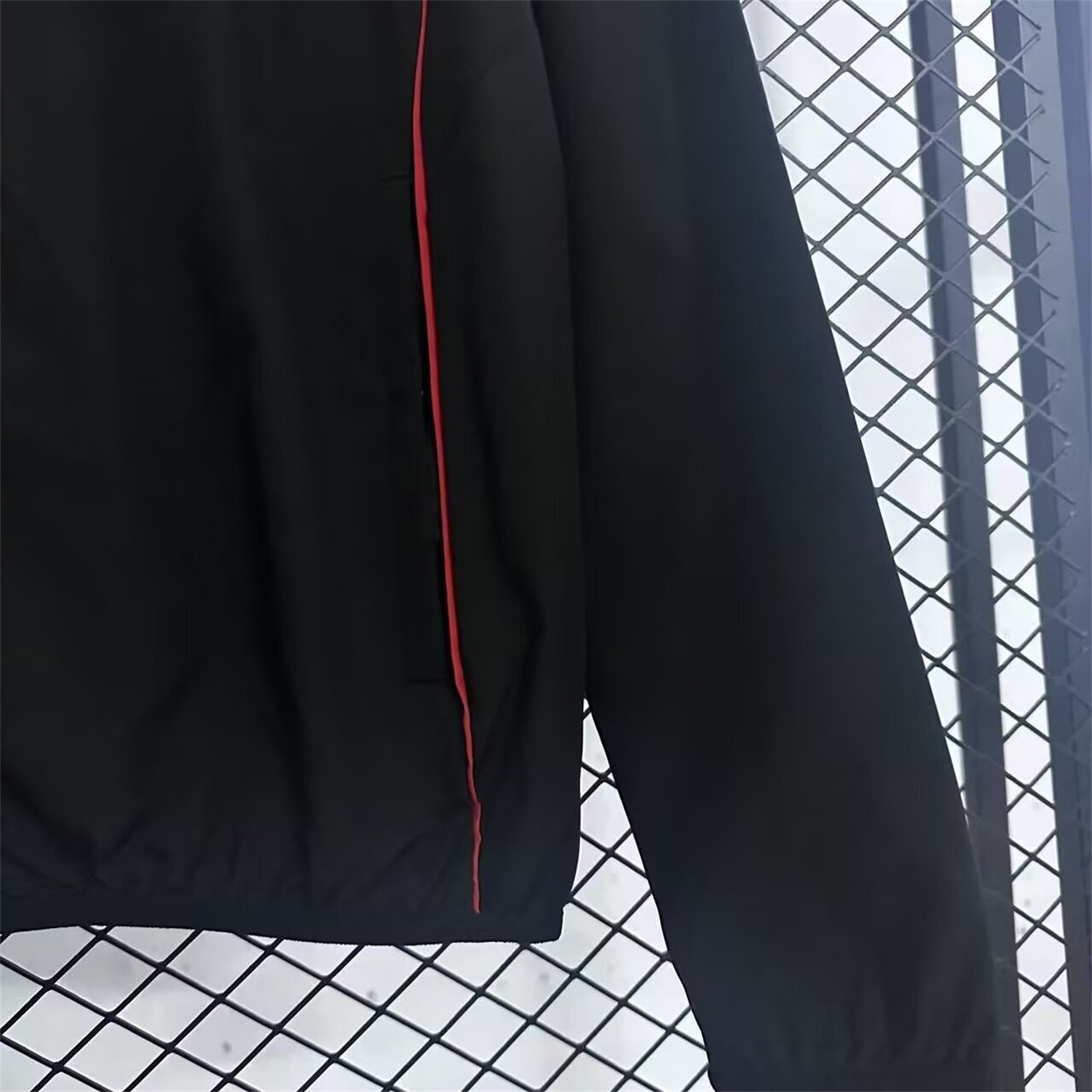 AlphaJersey-Ajax 25-26 Training Windbreaker Jacket - Black