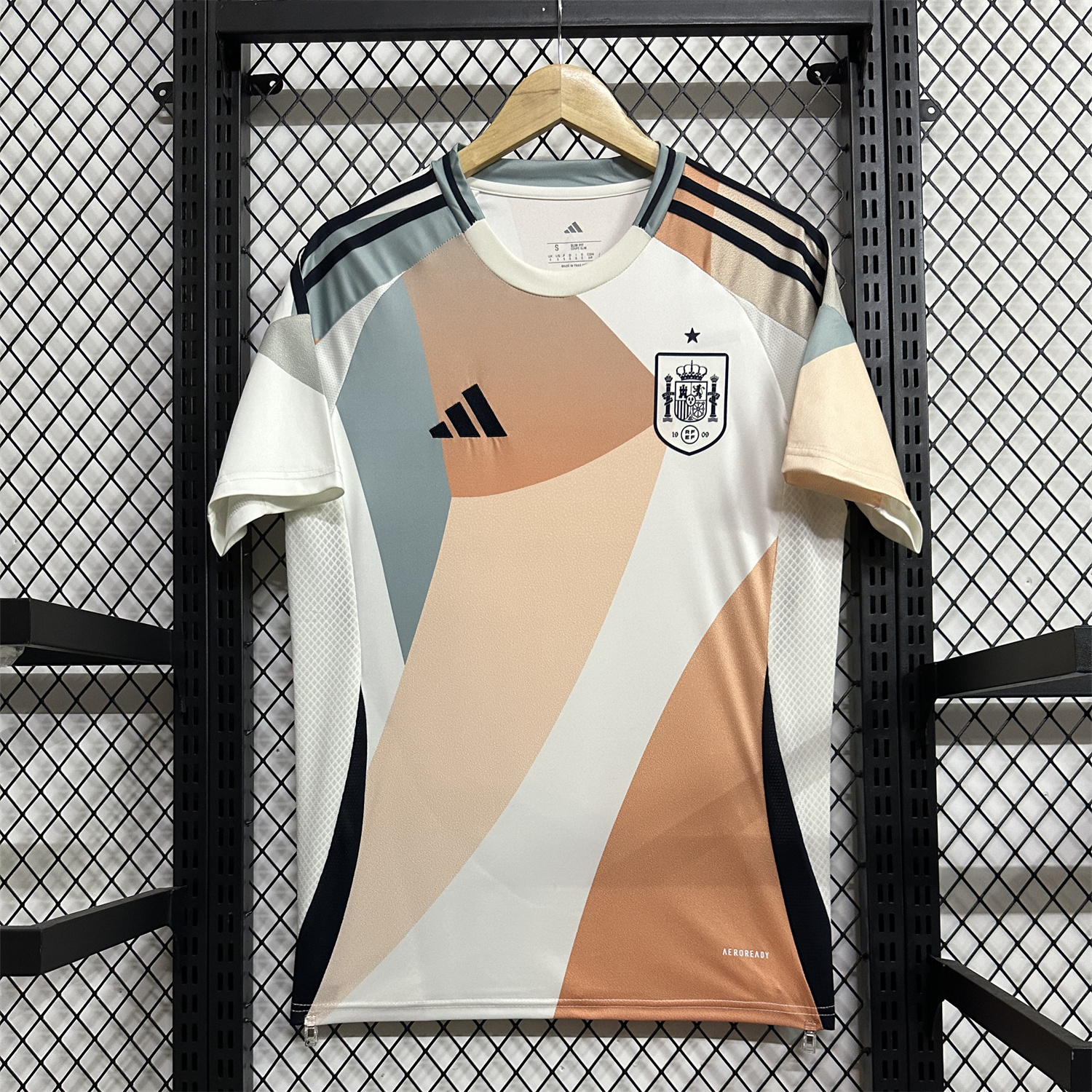 AlphaJersey-Spain 2025 Women's Team Away Jersey - Men's Fans Version