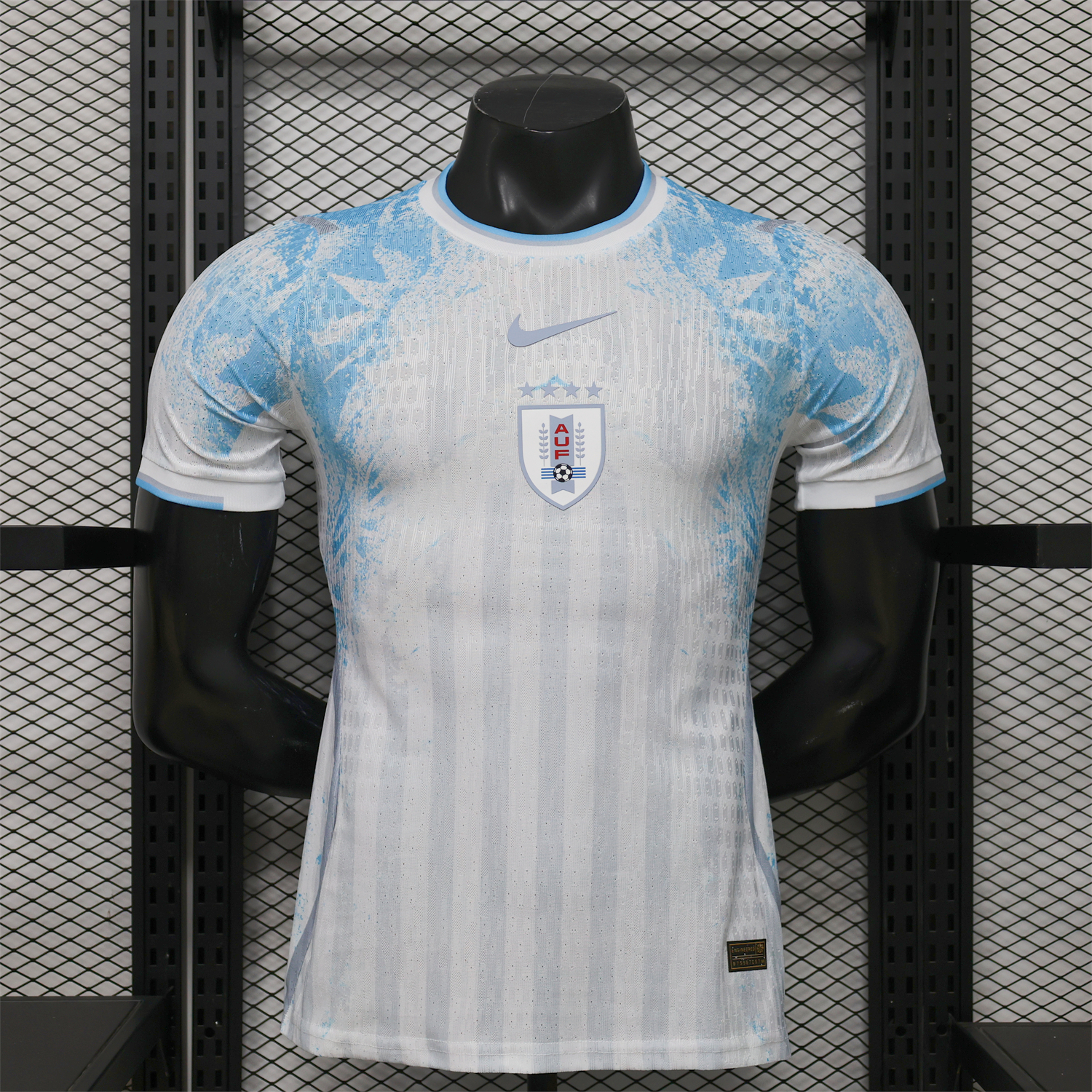 UnitedSoccerKit-Uruguay 2026 White With Blue Special Jersey - Player Version
