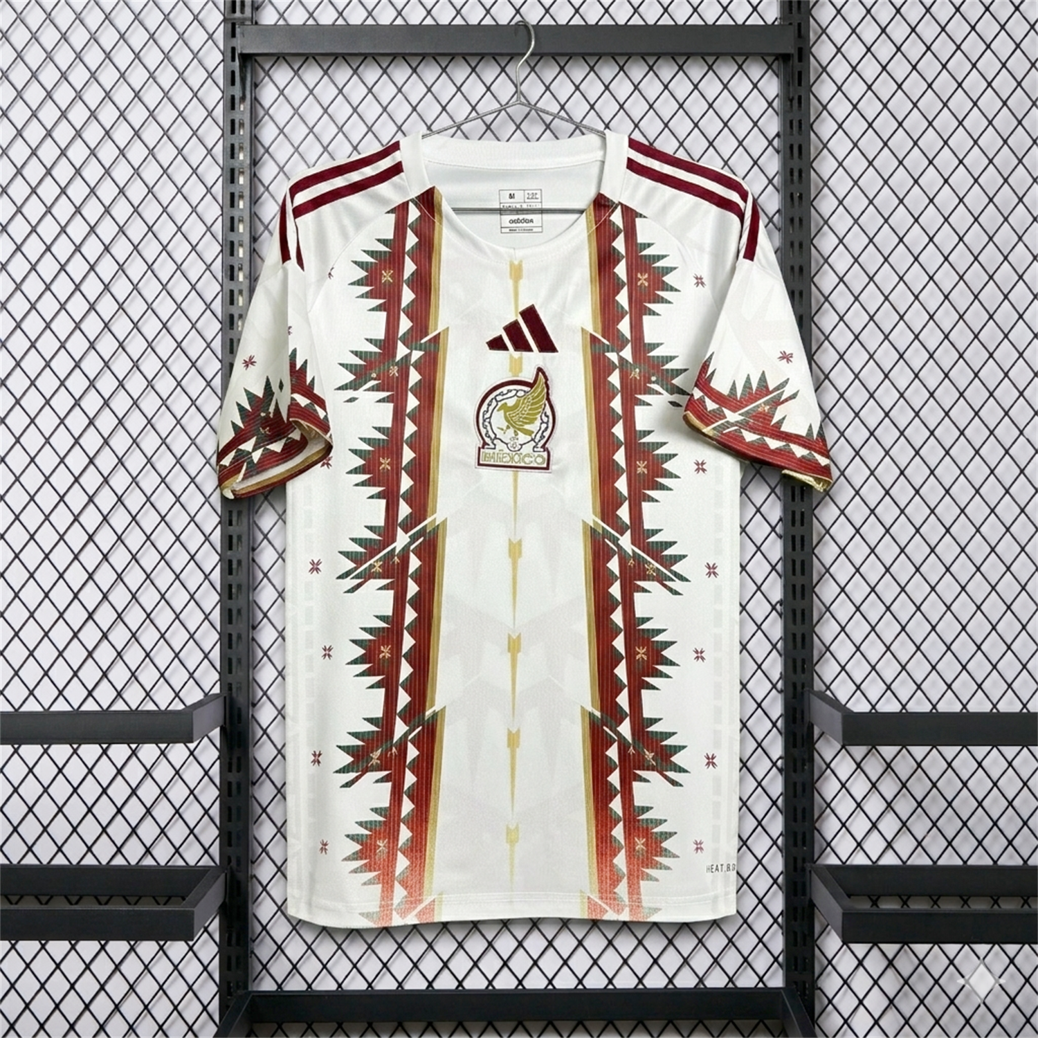 AlphaJersey-Mexico 2026 Thorn Pattern White Special Jersey - Fans Version