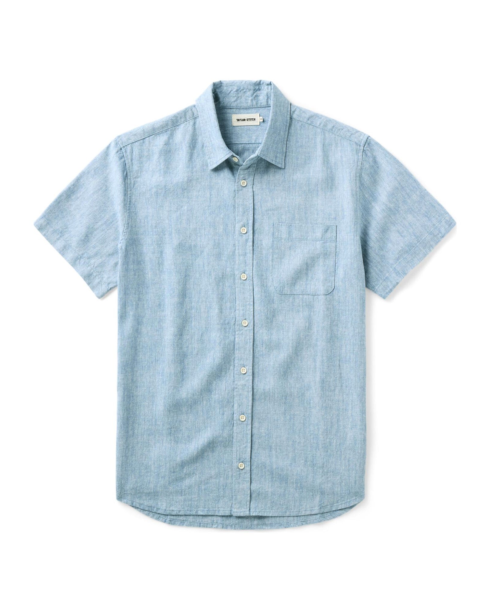 The Short Sleeve California in Sky Hemp | Modern Menswear by yycbvcnbmmnbm