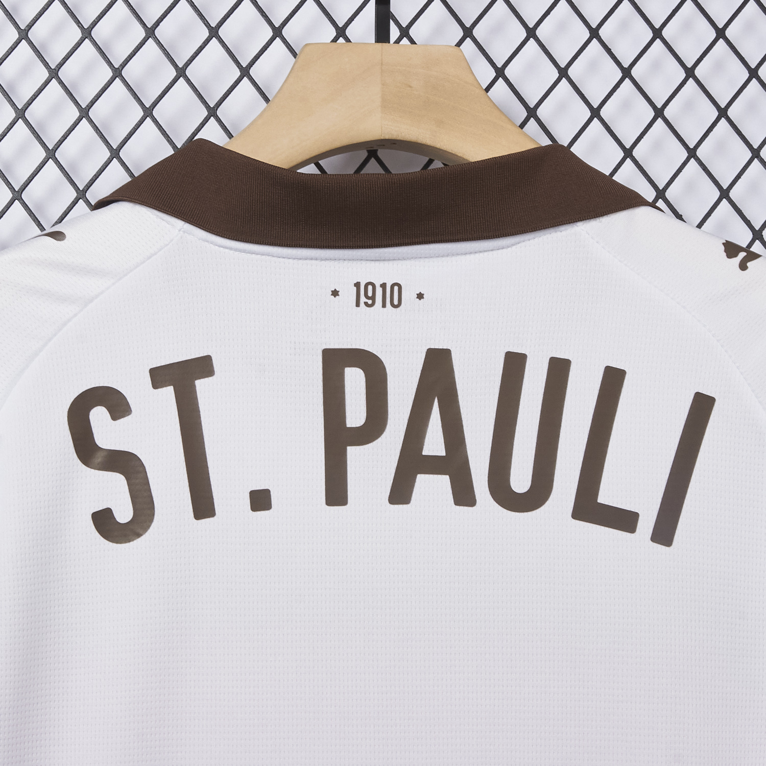 AlphaJersey-St. Pauli 25-26 Away White Jersey - Fans Version