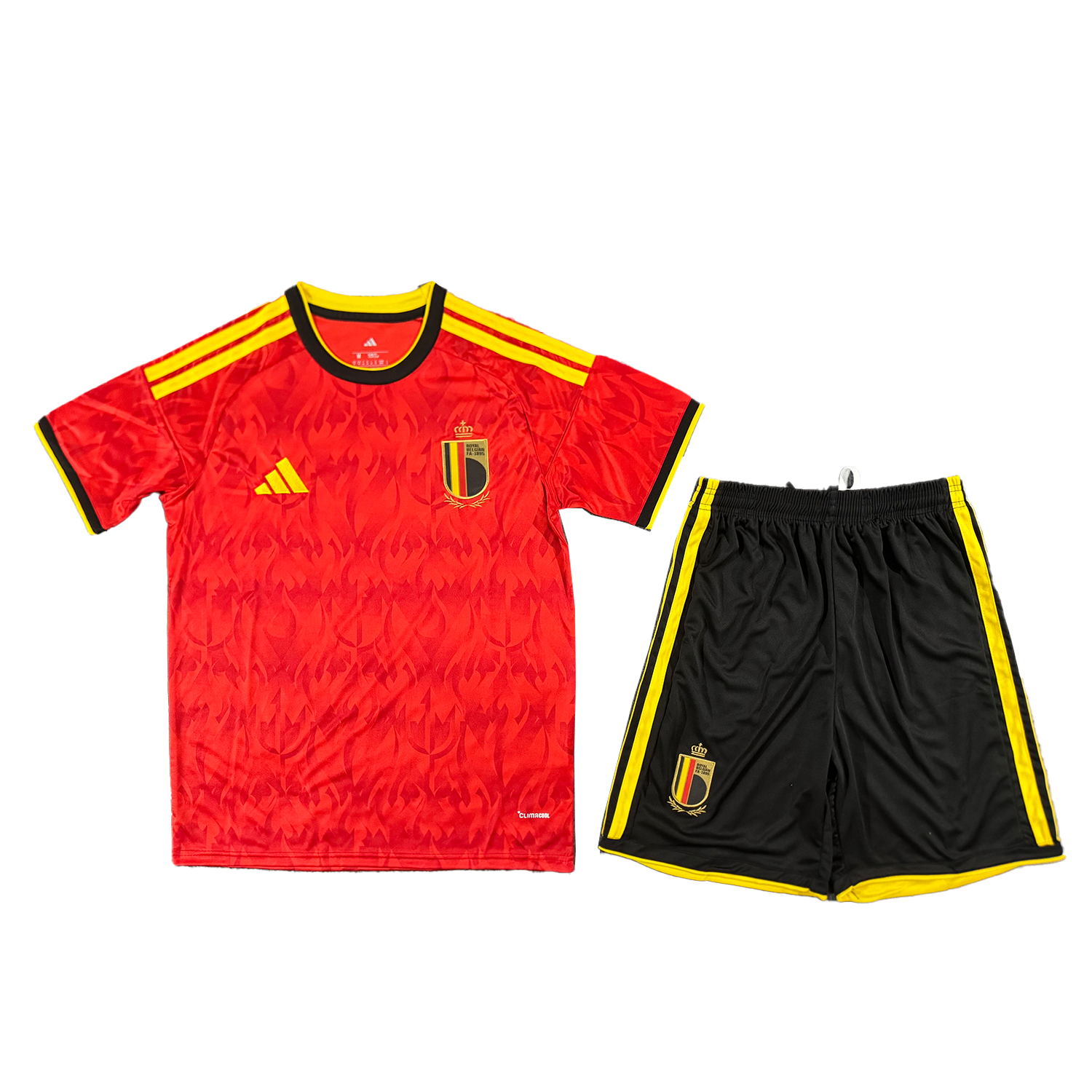 AlphaJersey-Belgium 2026 Home Men's Adult Jersey Set - Fans Version