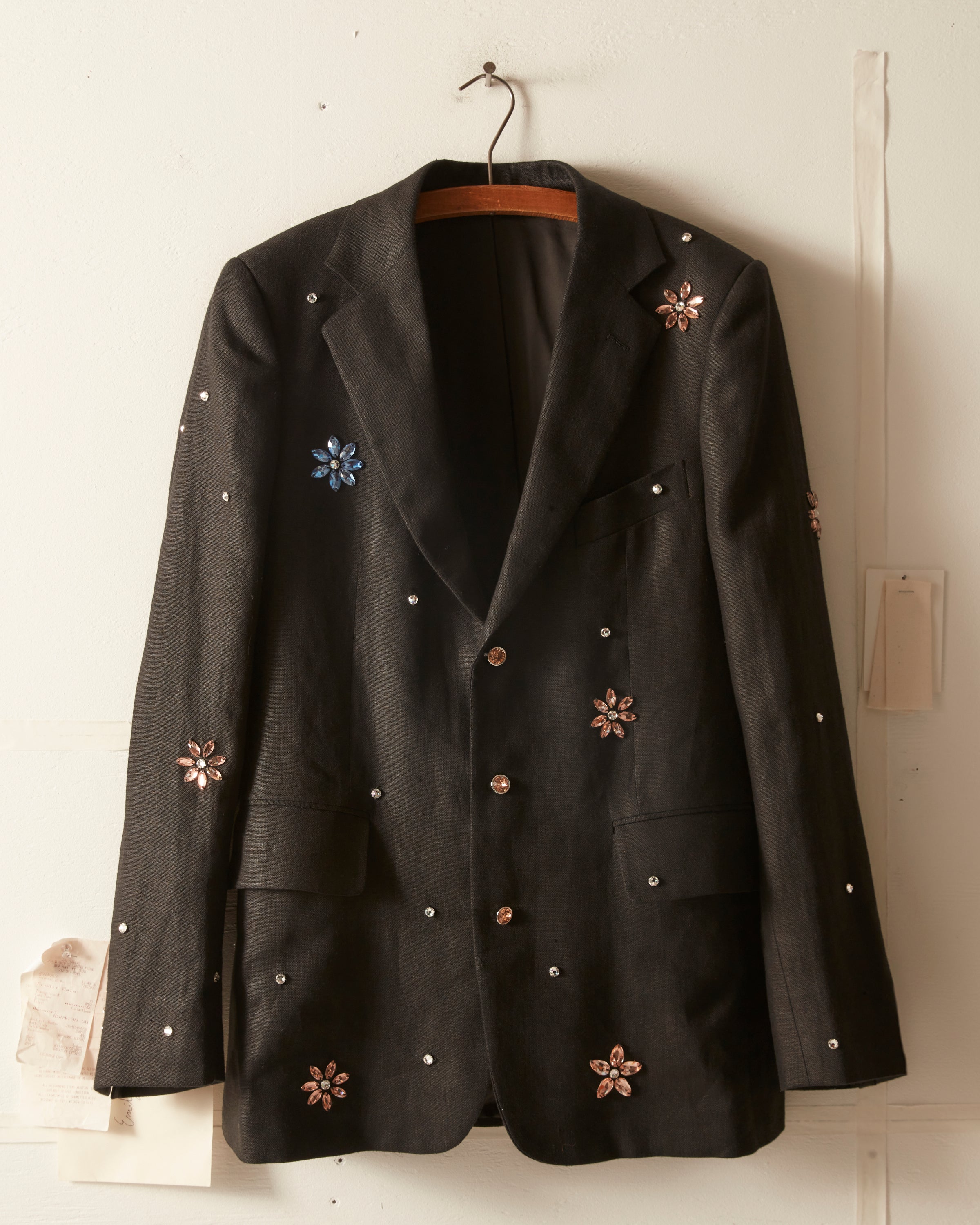 Flower Gem Suit Jacket | Modern Menswear by yycbvcnbmmnbm