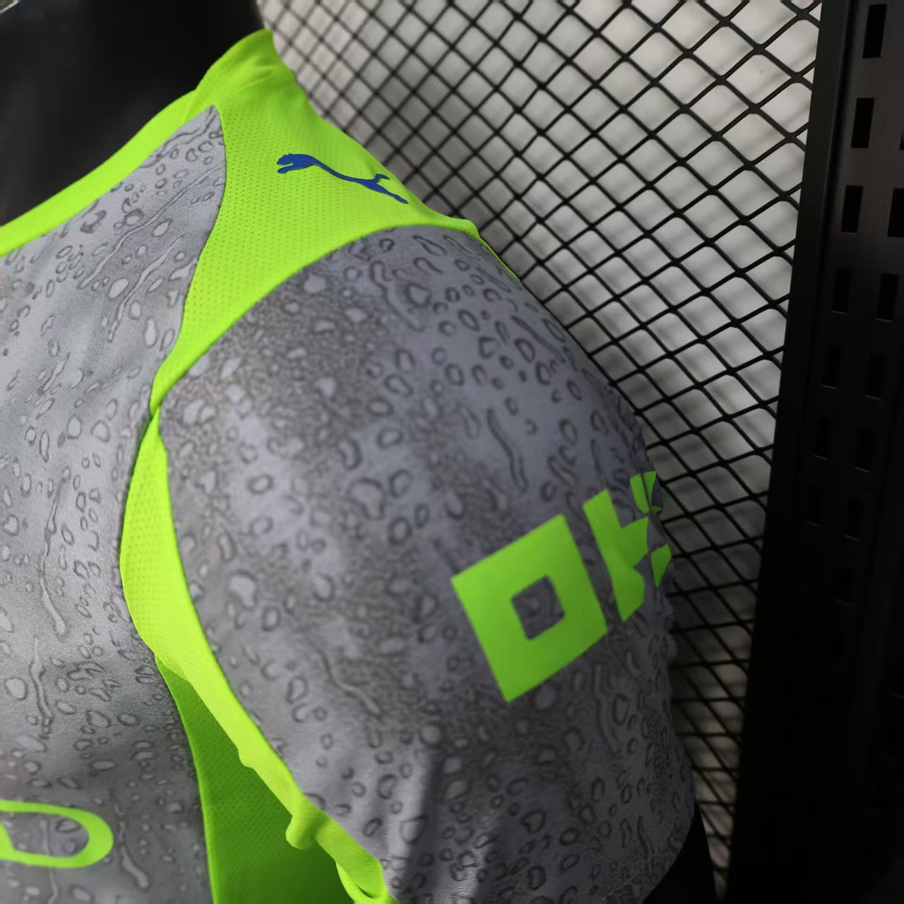 AlphaJersey-Manchester City 25-26 Third Grey Green Jersey - Player Version
