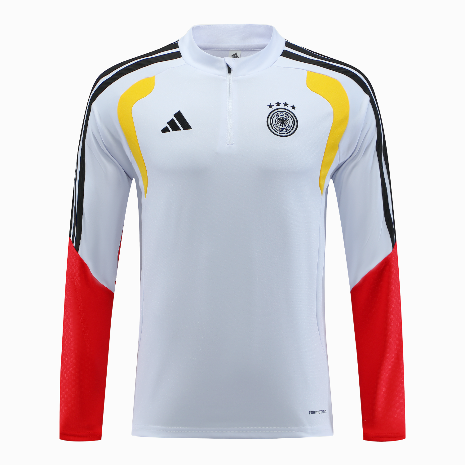 AlphaJersey-Germany 2026 Long Sleeve Training Set - White Top & Pants