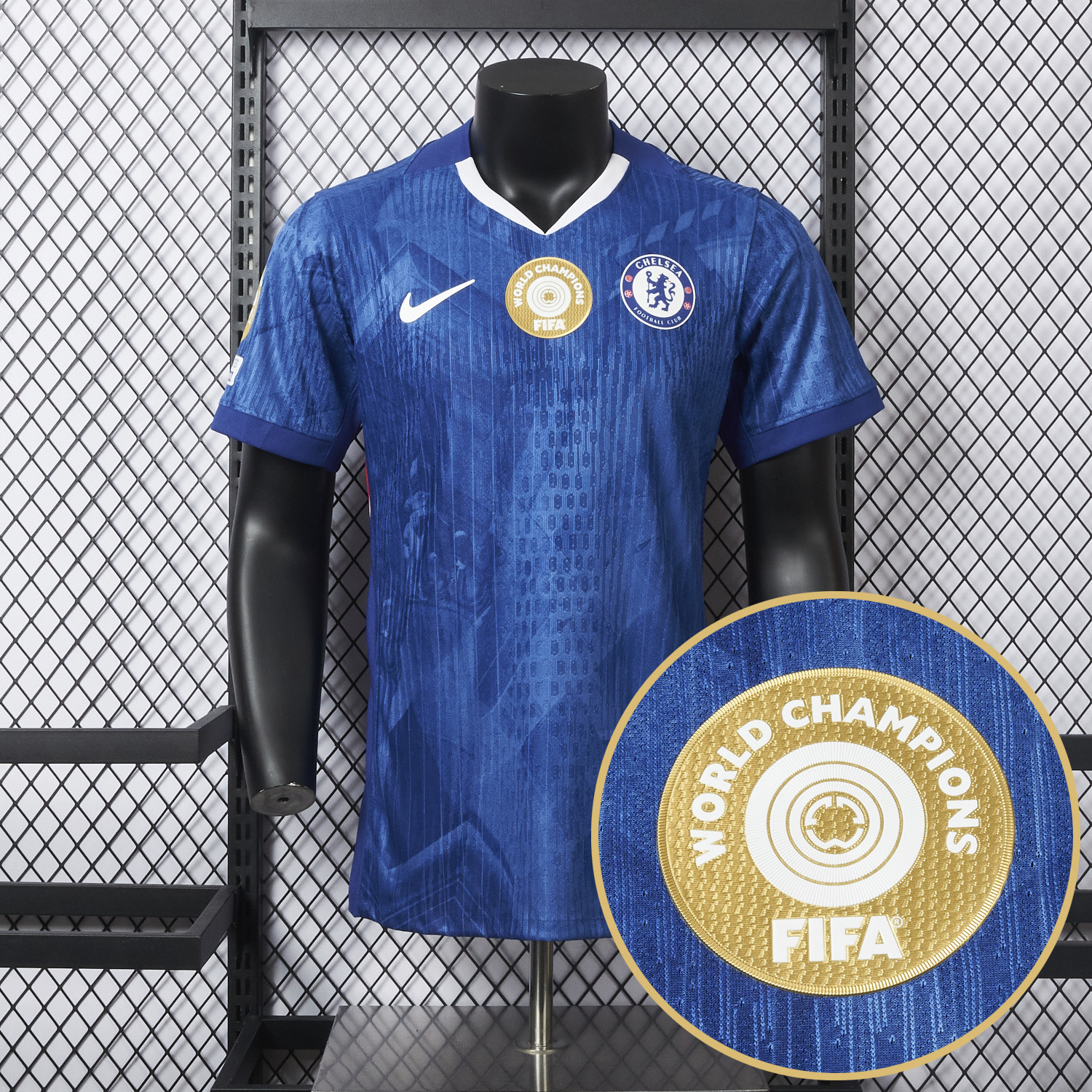 AlphaJersey-C.H.E.L.S.E.A 25-26 Home Unsponsored Club World Cup Winner Jersey - Player Version