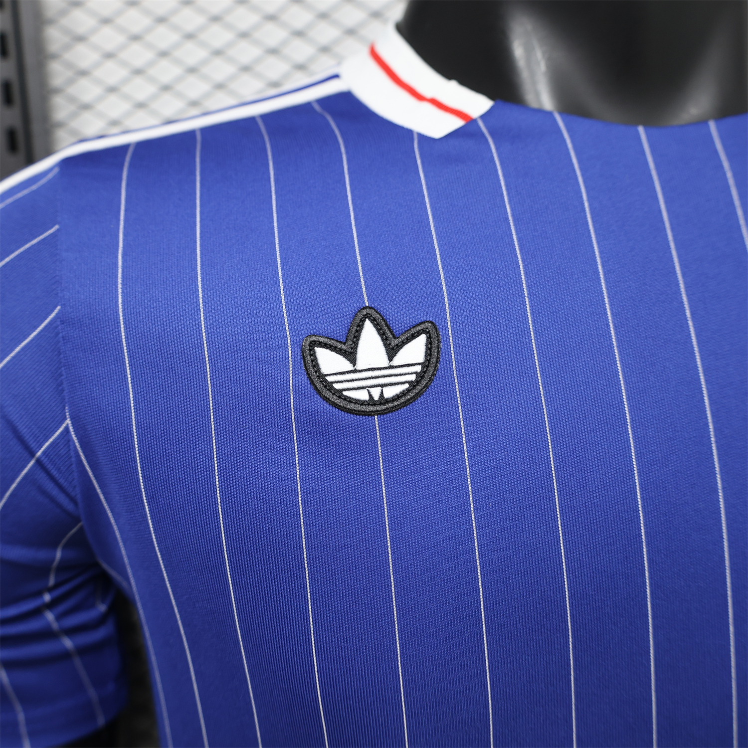 AlphaJersey-Japan 2026 Terrace Icon Retro Casual Style Blue Jersey - Player Version