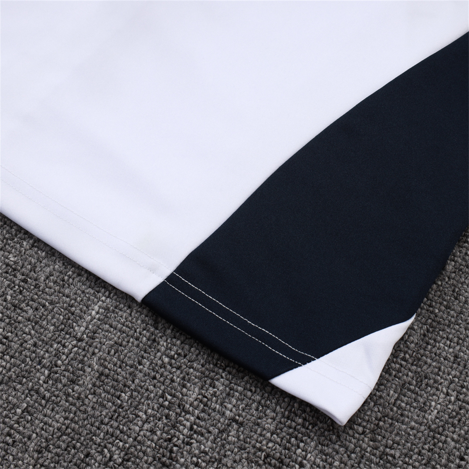 AlphaJersey-Real Madrid 25-26 Jacket Training Tracksuit - White Throwback Jackets & Black Pants