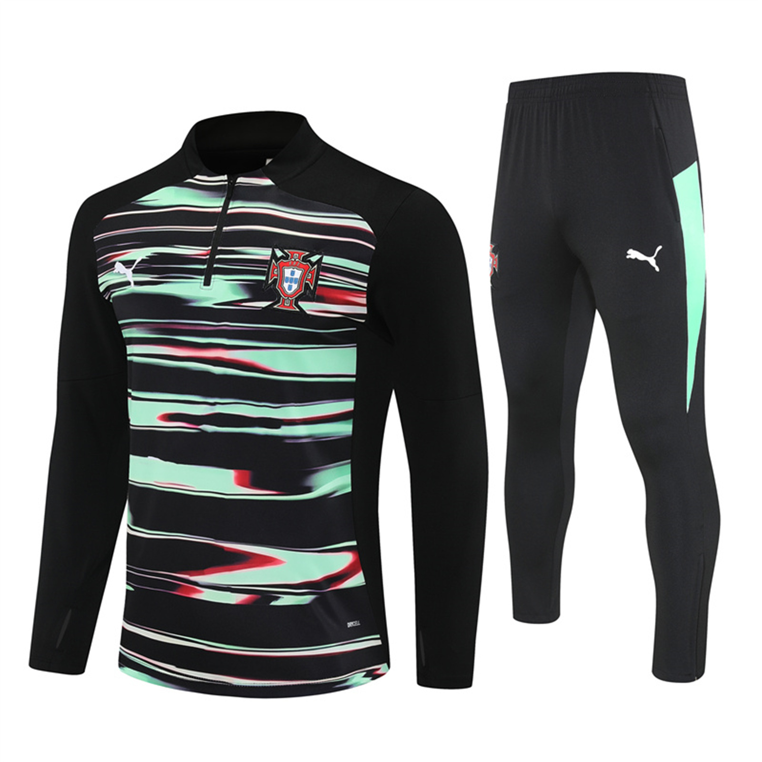 AlphaJersey-Portugal 25-26 Kids Long Sleeve Training Set - Camouflage