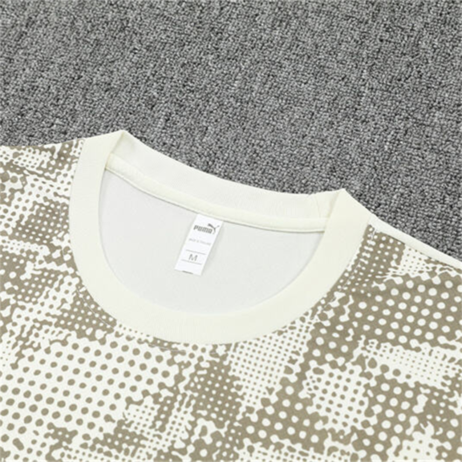 AlphaJersey-PSV Eindhoven 25-26 Short-Sleeve Training Set - Khaki Top & Black Shorts