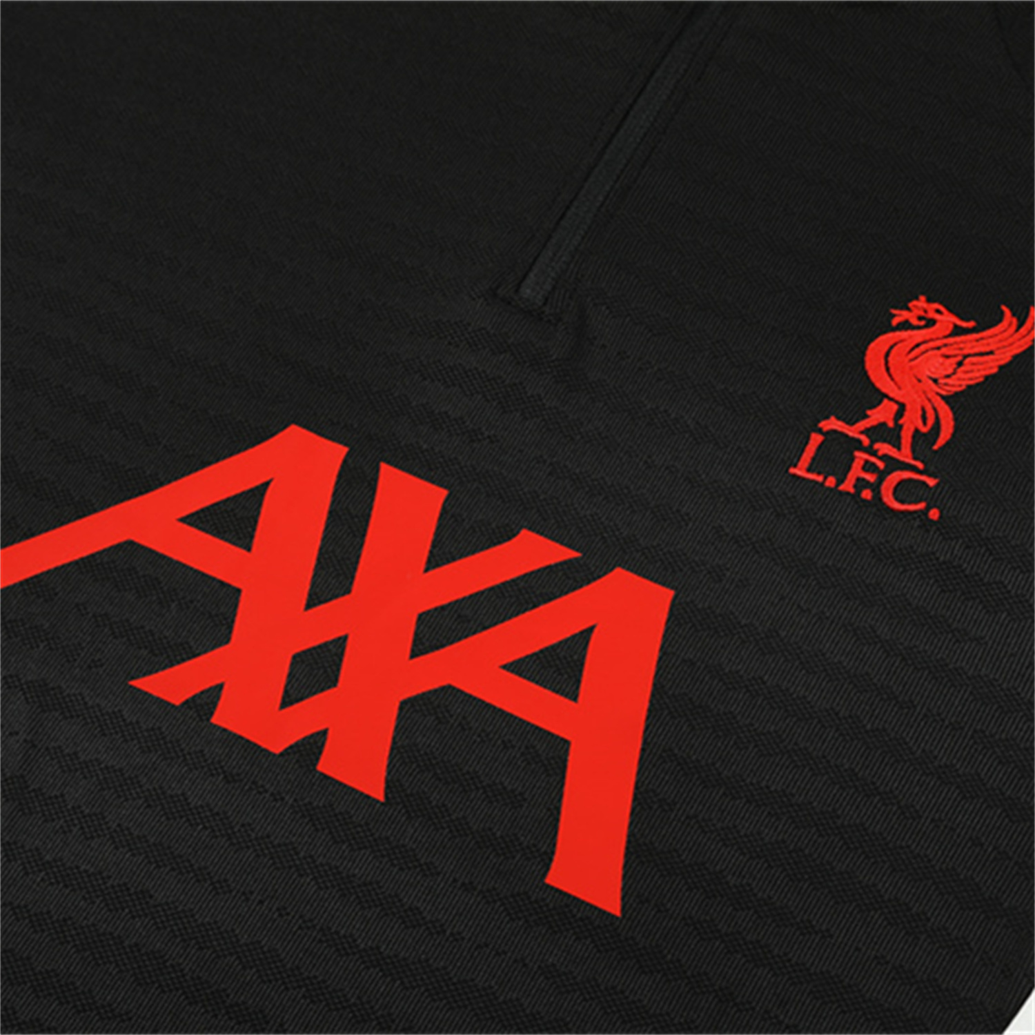 AlphaJersey-Liver.pool 25-26 Kids Long Sleeve Training Set - Player Version - Black Top & Black Pants