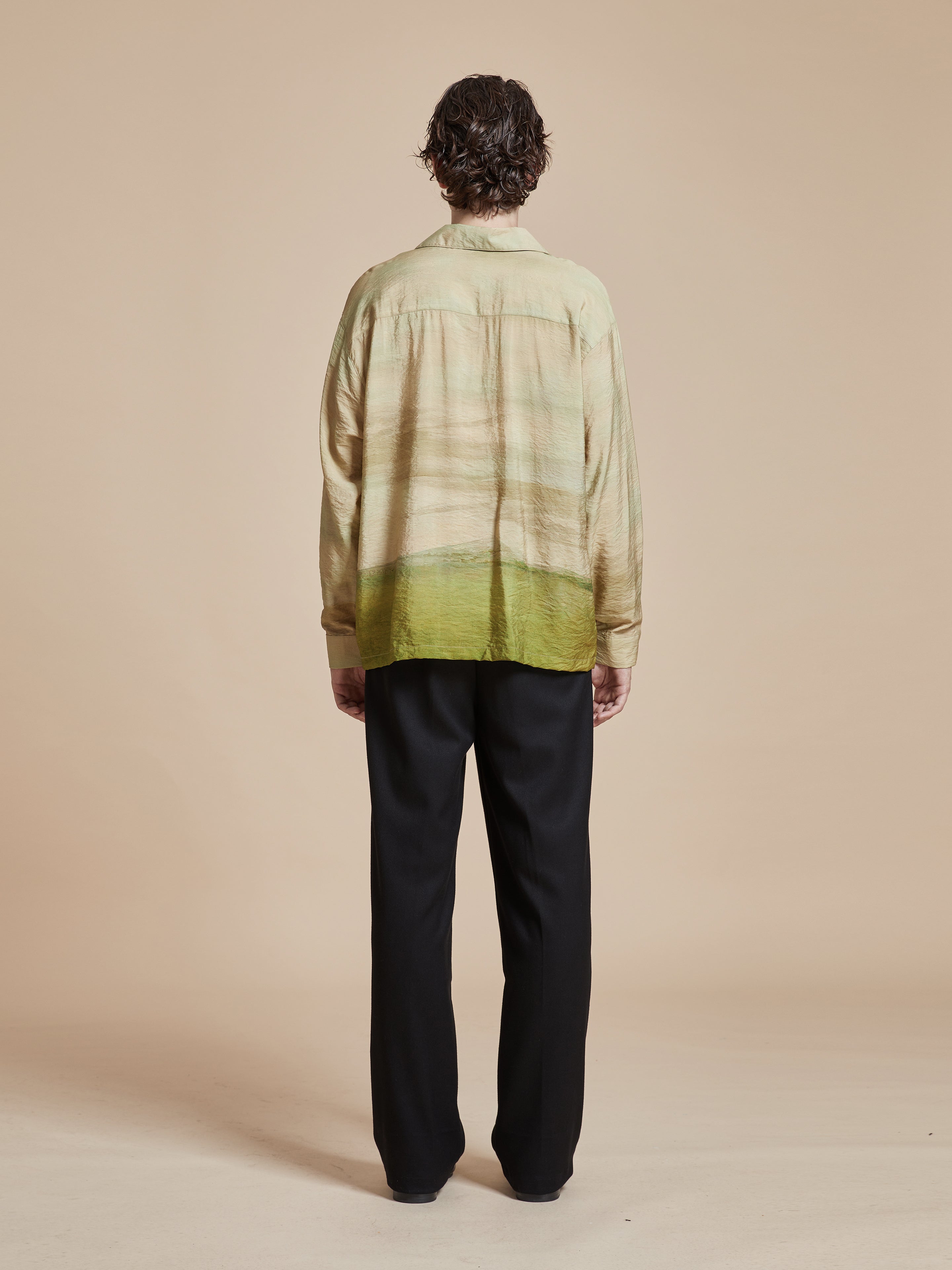 Grasslands Long Sleeve Camp Shirt | Modern Menswear by yycbvcnbmmnbm