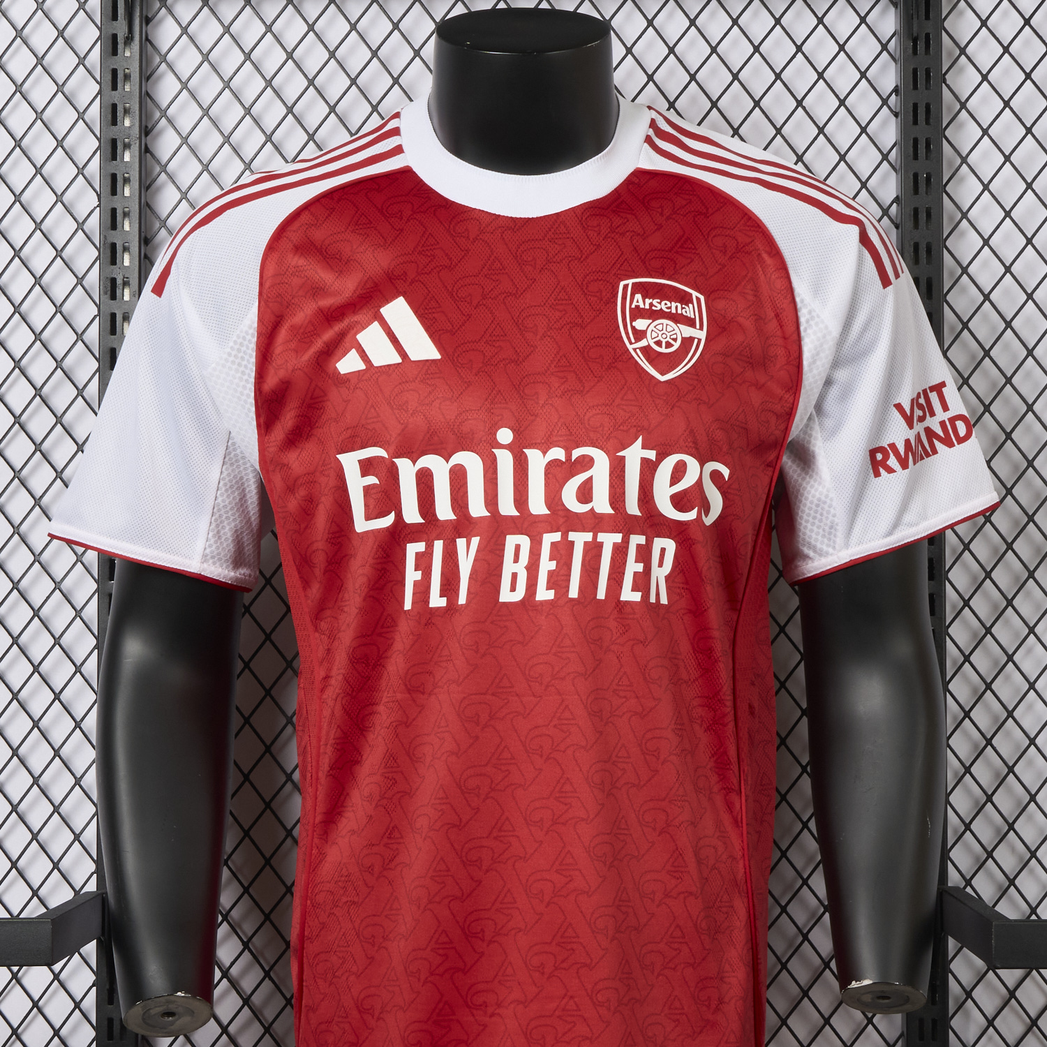 AlphaJersey-Arsenal 25-26 Home Jersey (Letter A Pattern) - Player Version