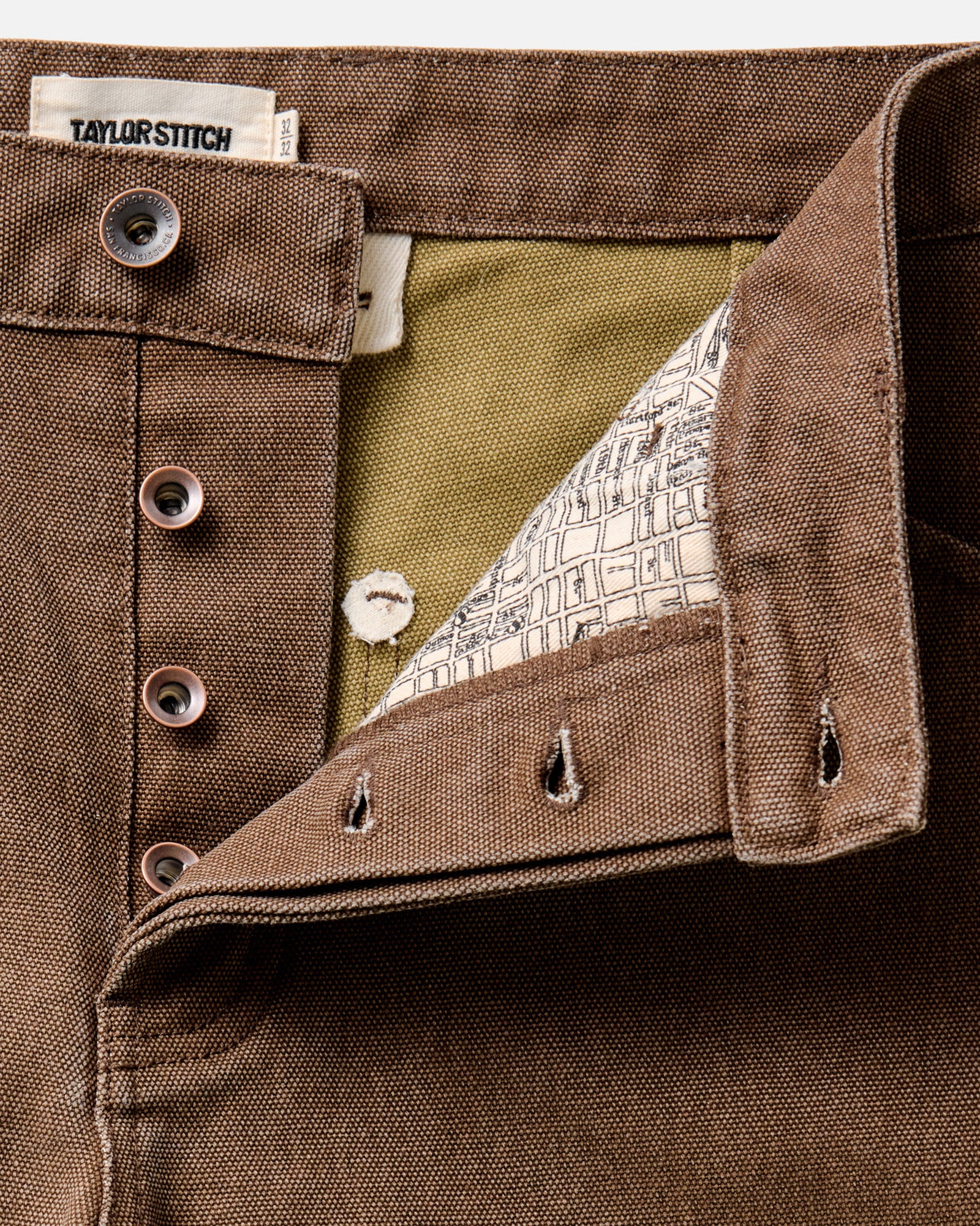 The Chore Pant in Aged Penny Chipped Canvas | Modern Menswear by yycbvcnbmmnbm