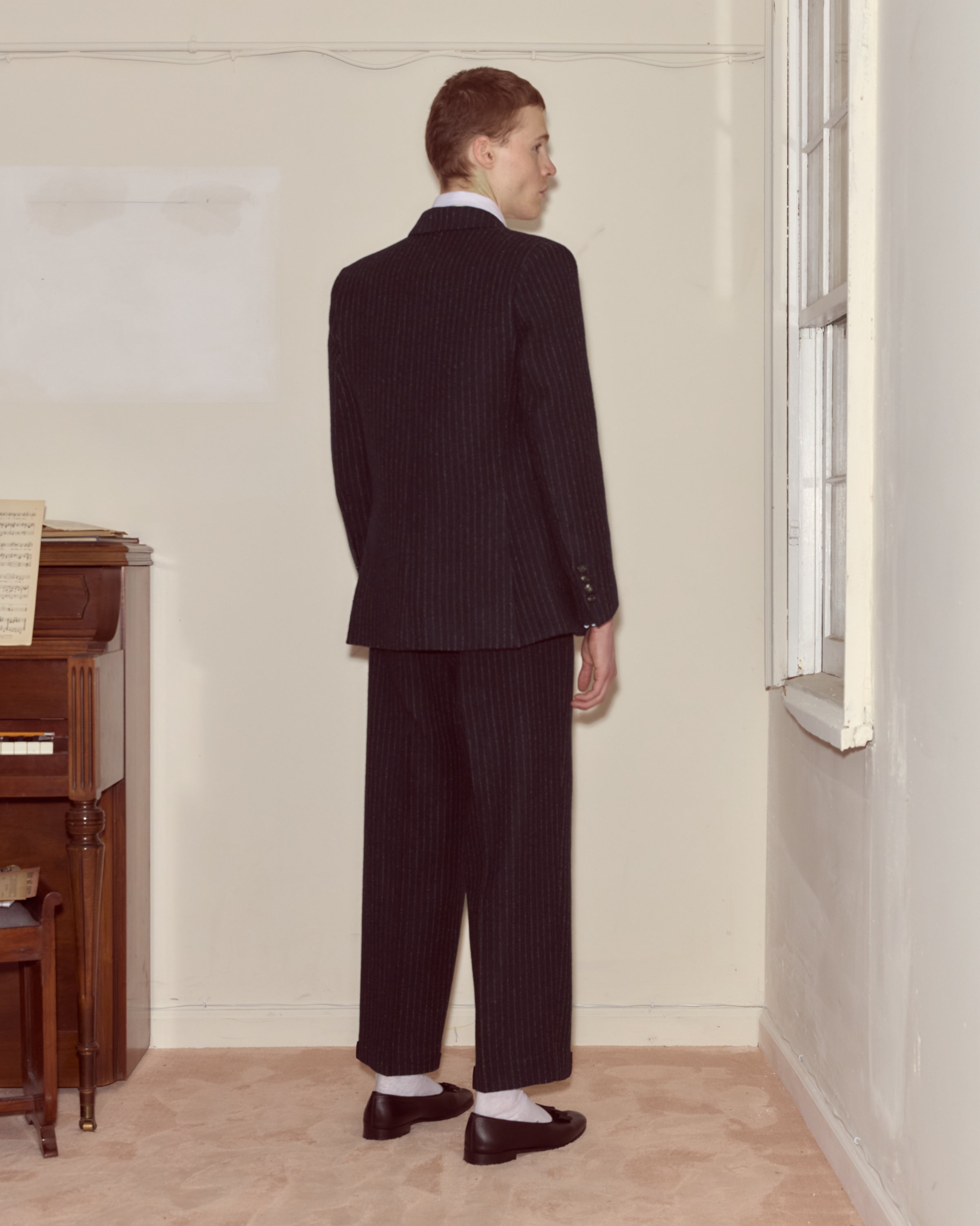 Waldorf Pinstripe Suit Jacket | Modern Menswear by yycbvcnbmmnbm