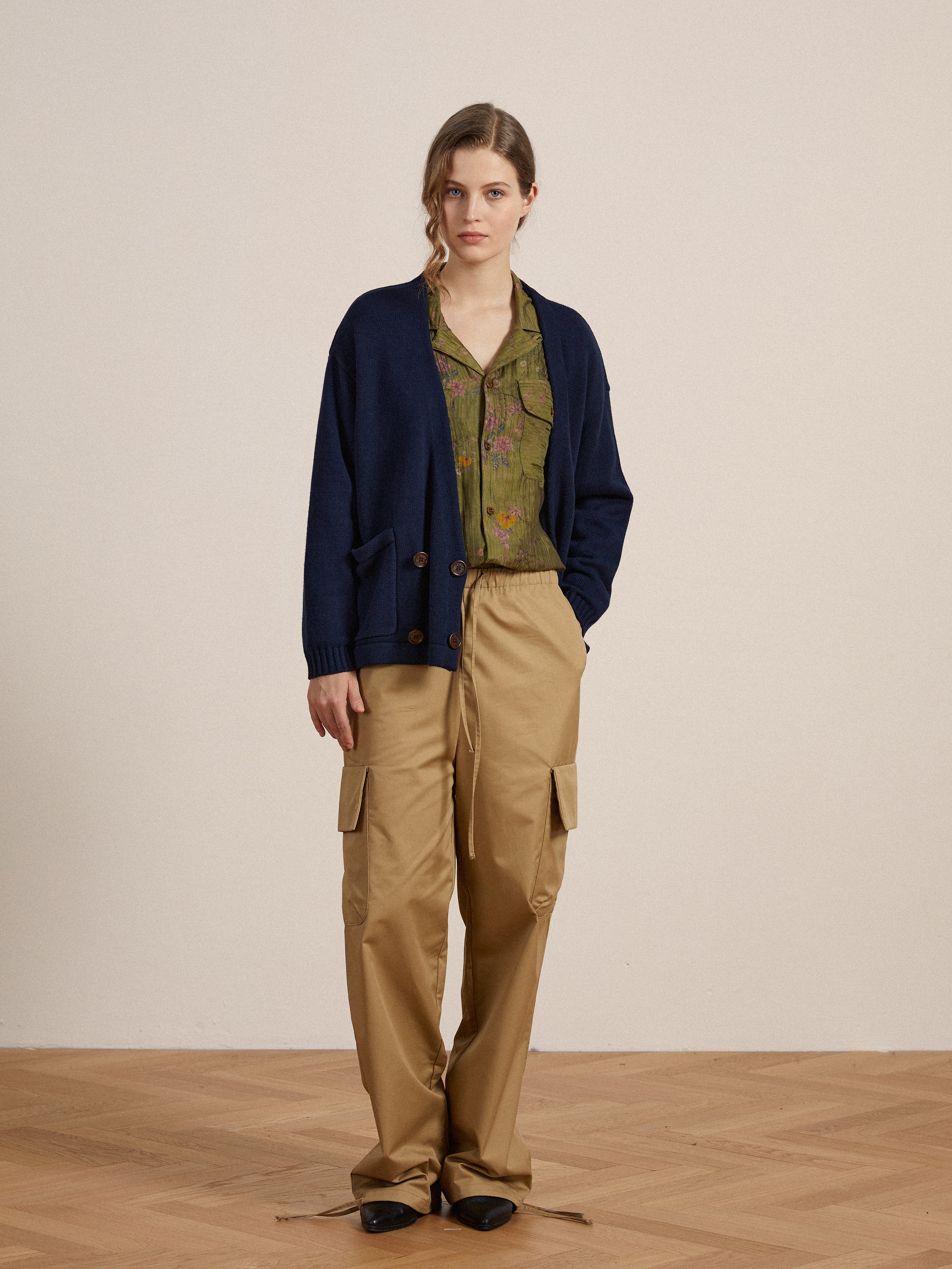 Floral Moss LS Camp Shirt | Modern Menswear by yycbvcnbmmnbm