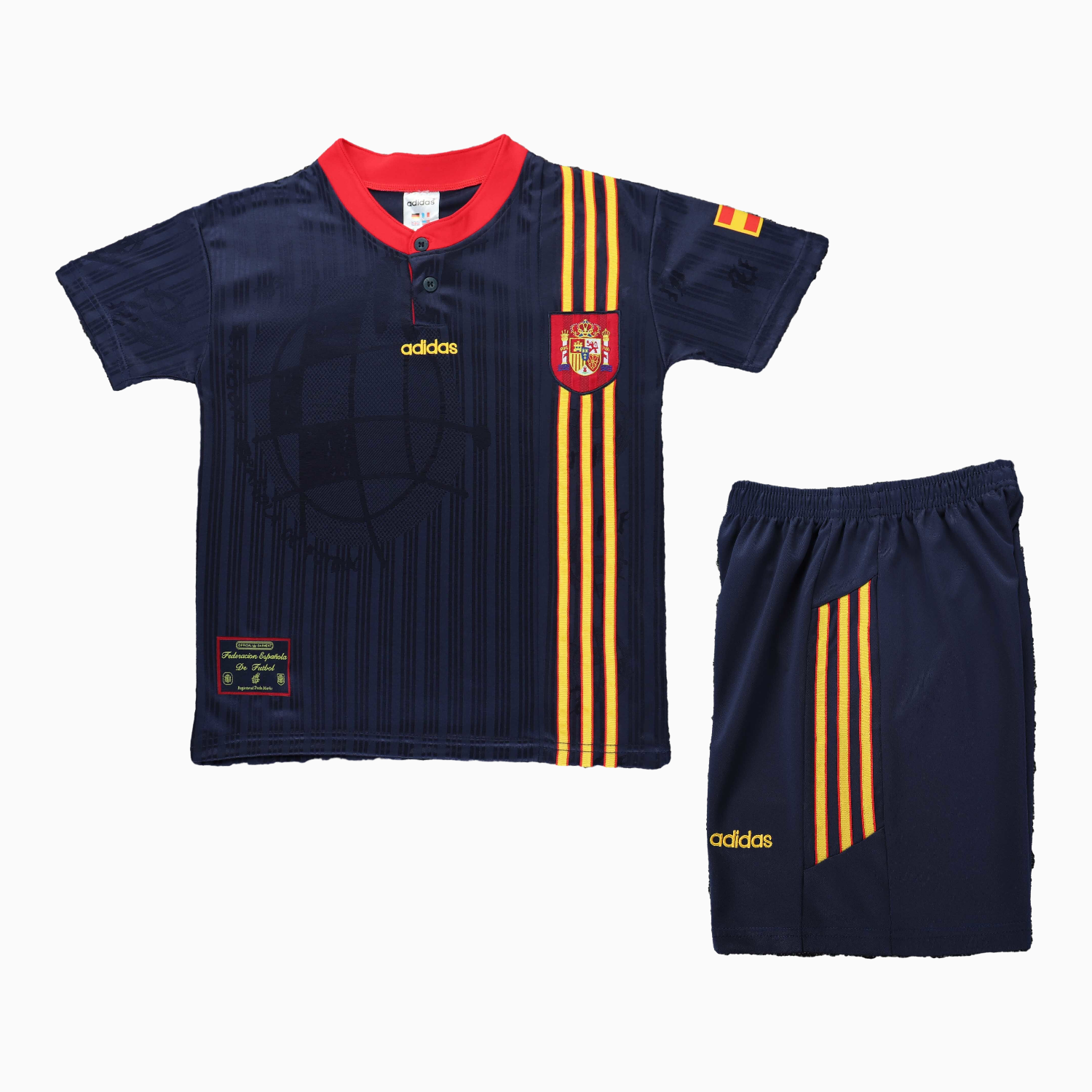 AlphaJersey-Retro Spain 1996 Away Kids Kit