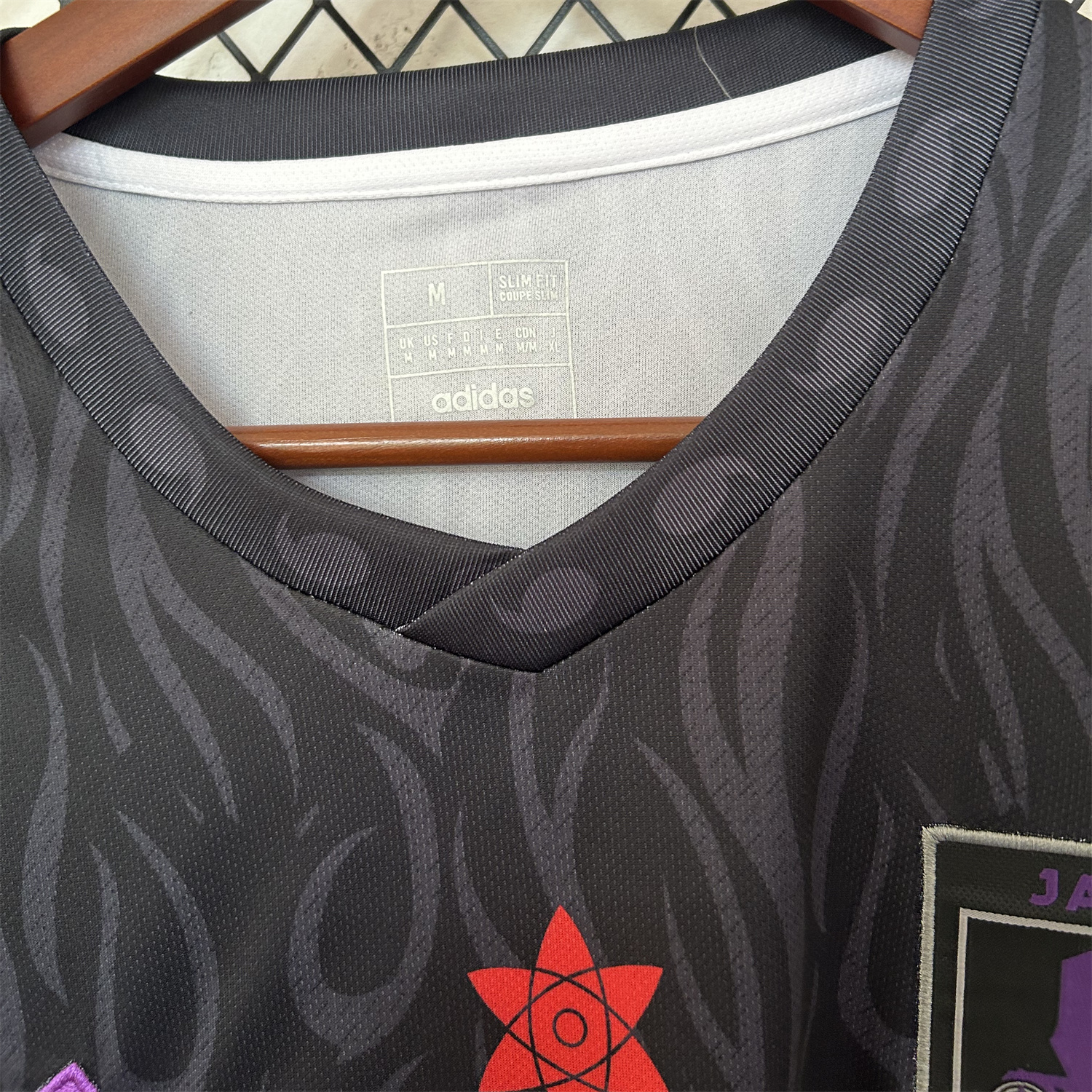 AlphaJersey-Japan 25-26 Purple NARUTO 20th Anniversary Black Special Jersey - Fans Version