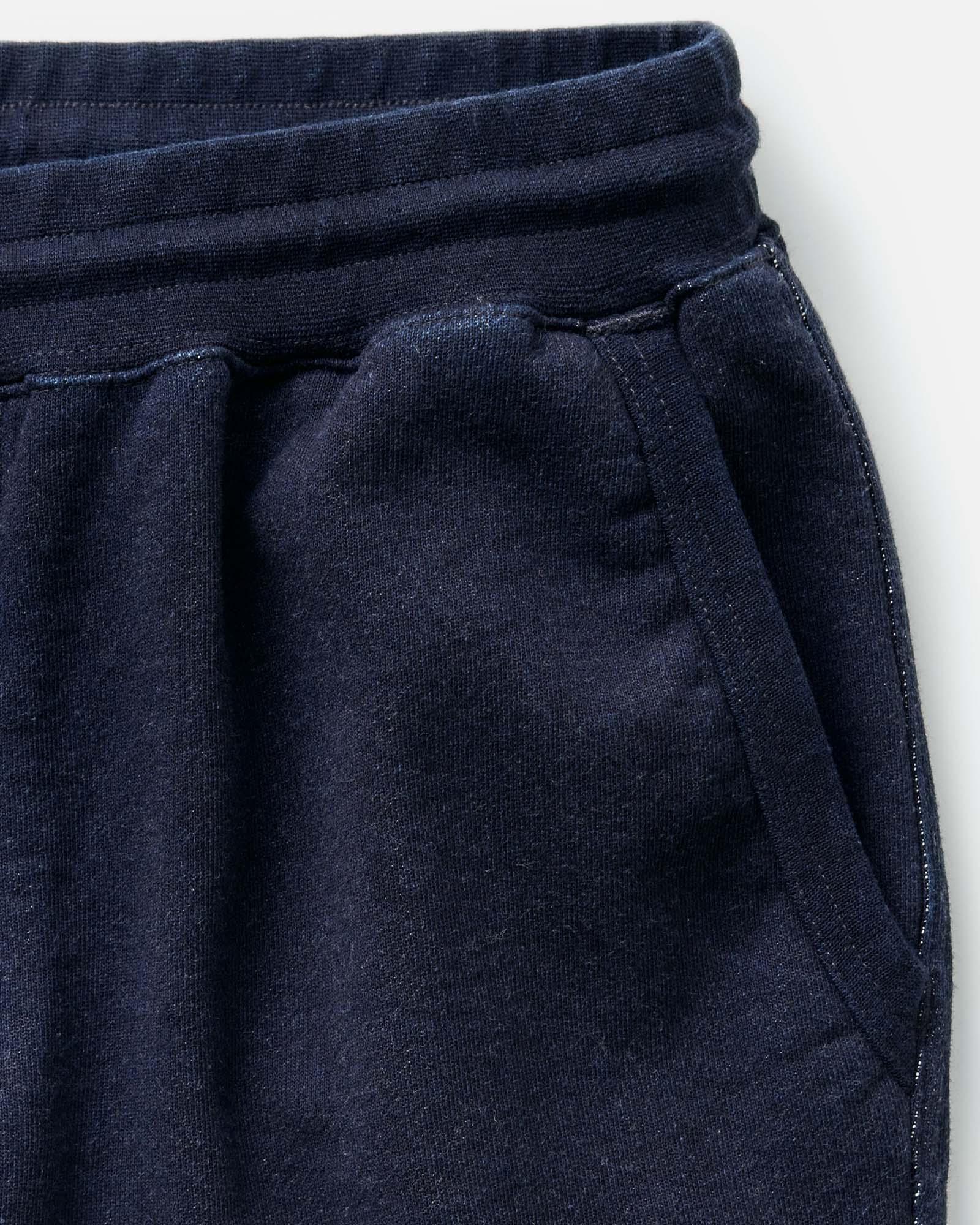 The Sunset Pant in Rinsed Indigo Terry | Modern Menswear by yycbvcnbmmnbm