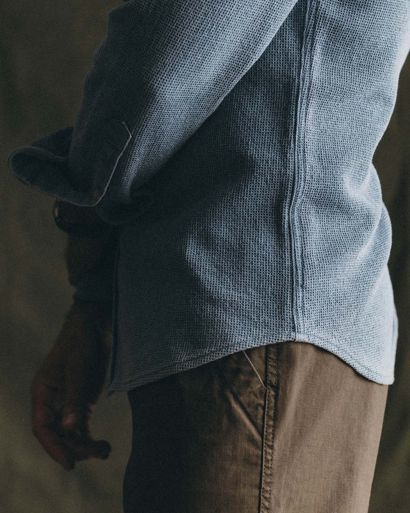 The Jack in Washed Indigo Waffle | Modern Menswear by yycbvcnbmmnbm