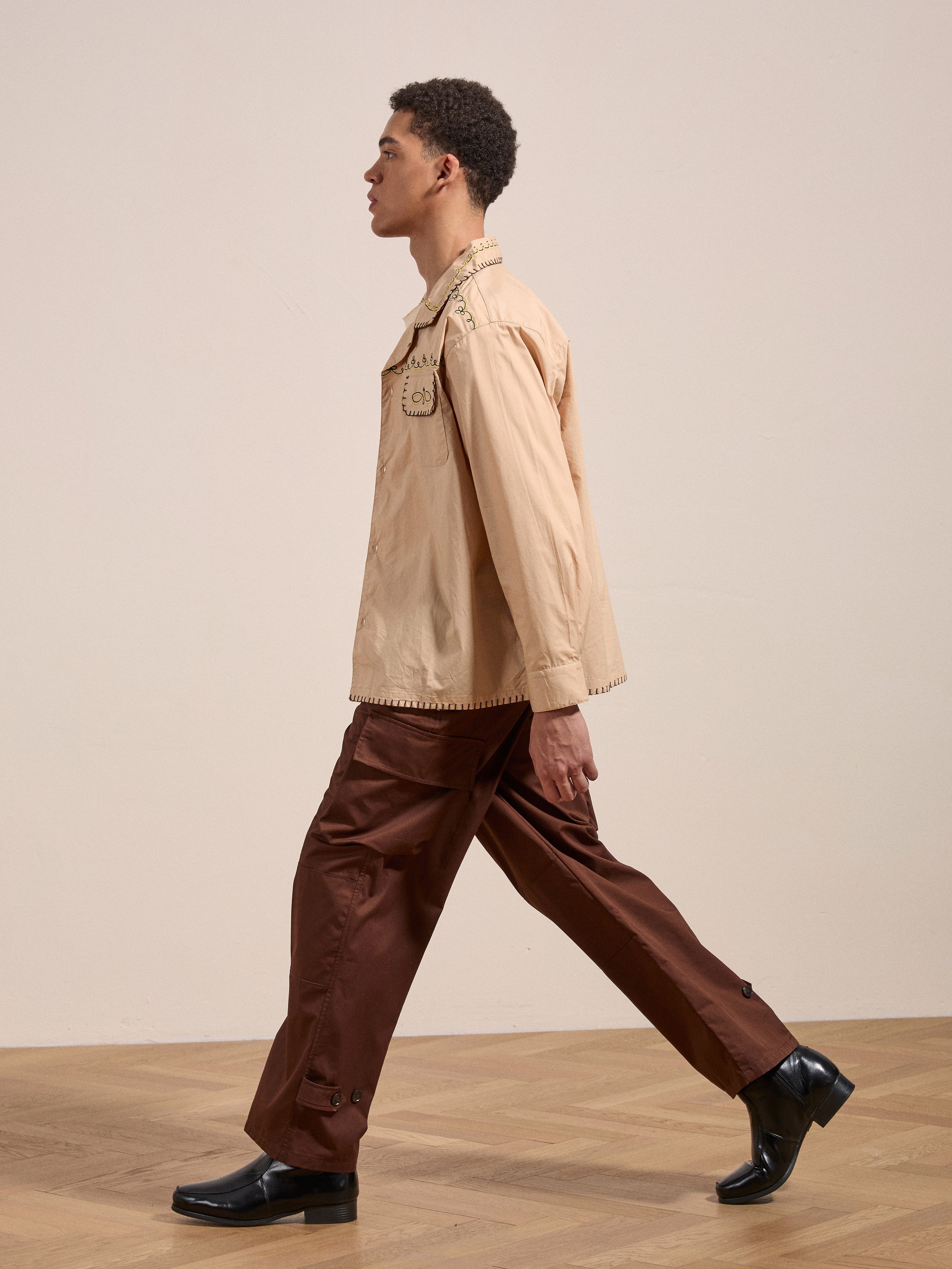 Embroidered Western Button Up | Modern Menswear by yycbvcnbmmnbm