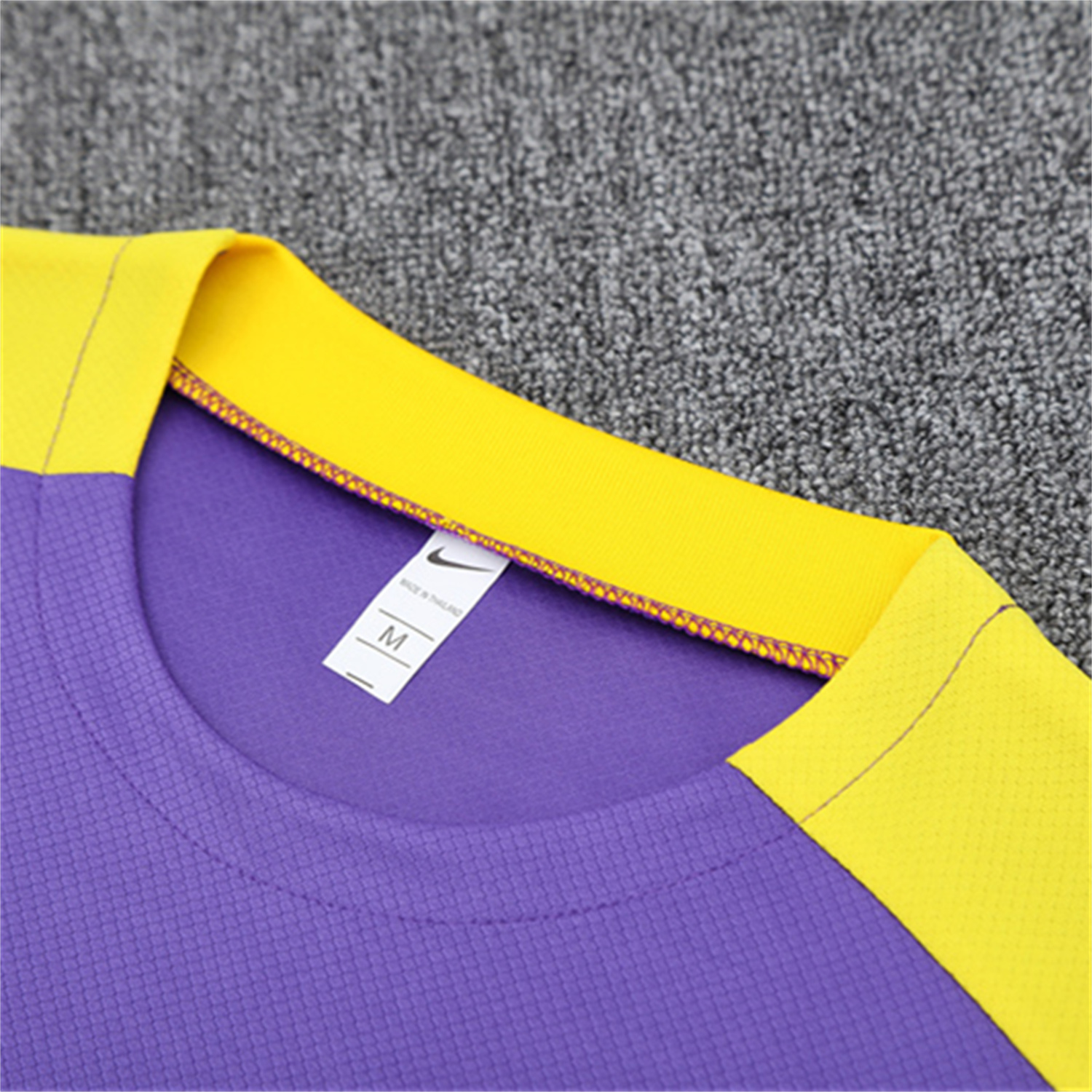 AlphaJersey-Atletico Madrid 25-26 Short-Sleeve Training Set - Purple Top & Royal Blue shorts