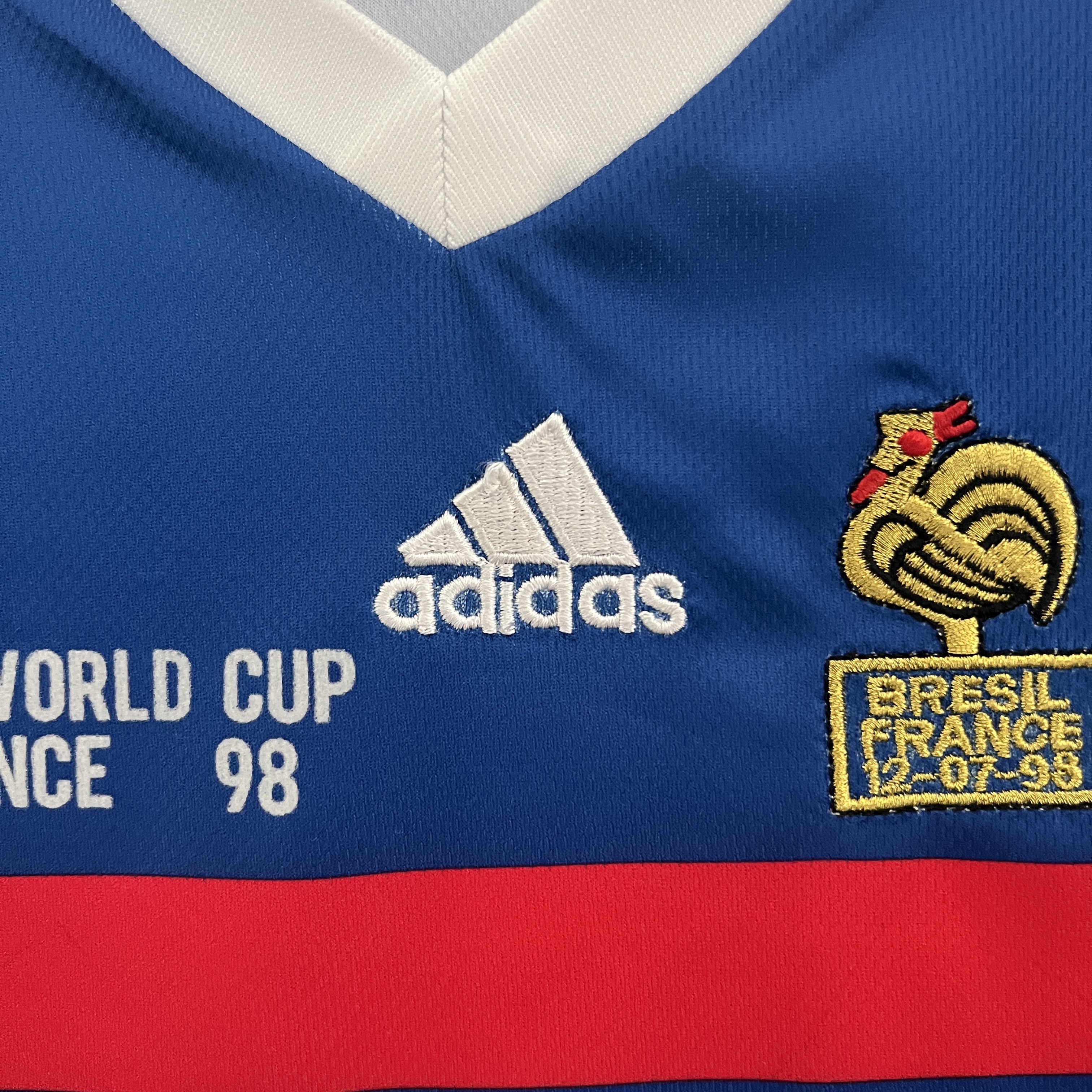 AlphaJersey-Retro France 1998 Home Stadium Kids Kit