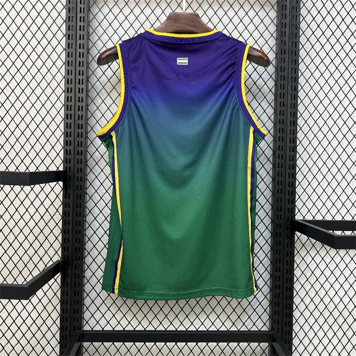 AlphaJersey-Malaga 25-26 Green Basketball Training Vest - Fans Version