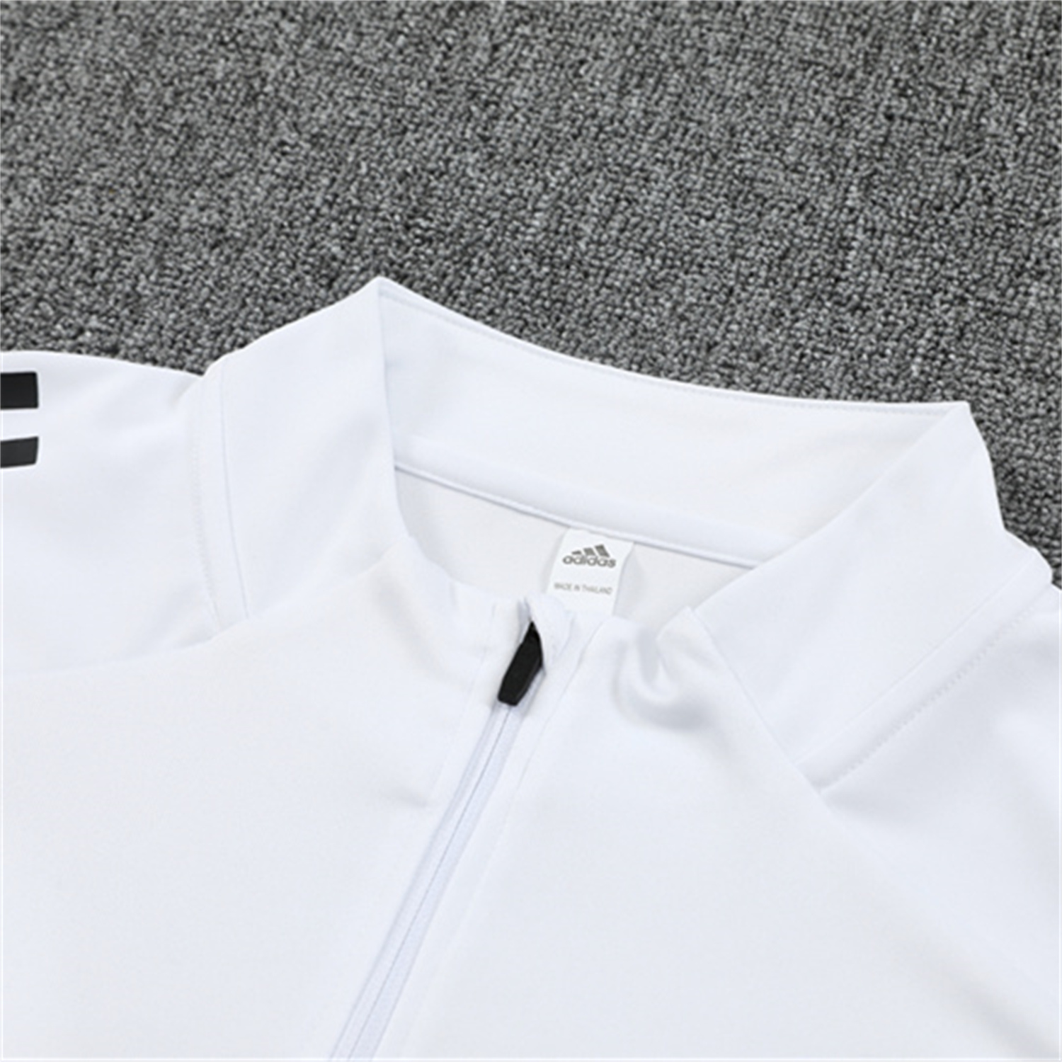 AlphaJersey-Ajax 25-26 Long Sleeve Training Set - White Top and Black Pants