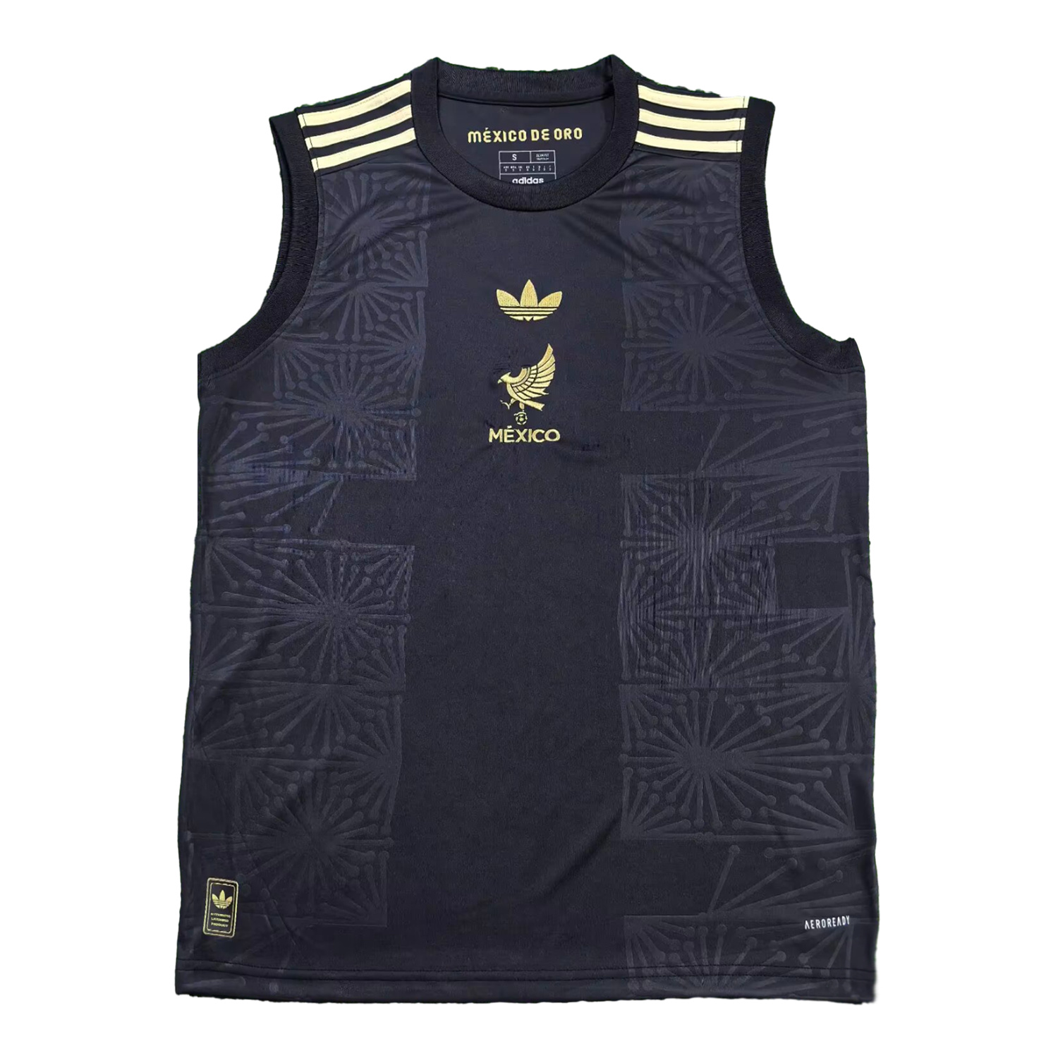 AlphaJersey-Mexico 2025 Gold Cup Black Special Edition Vest