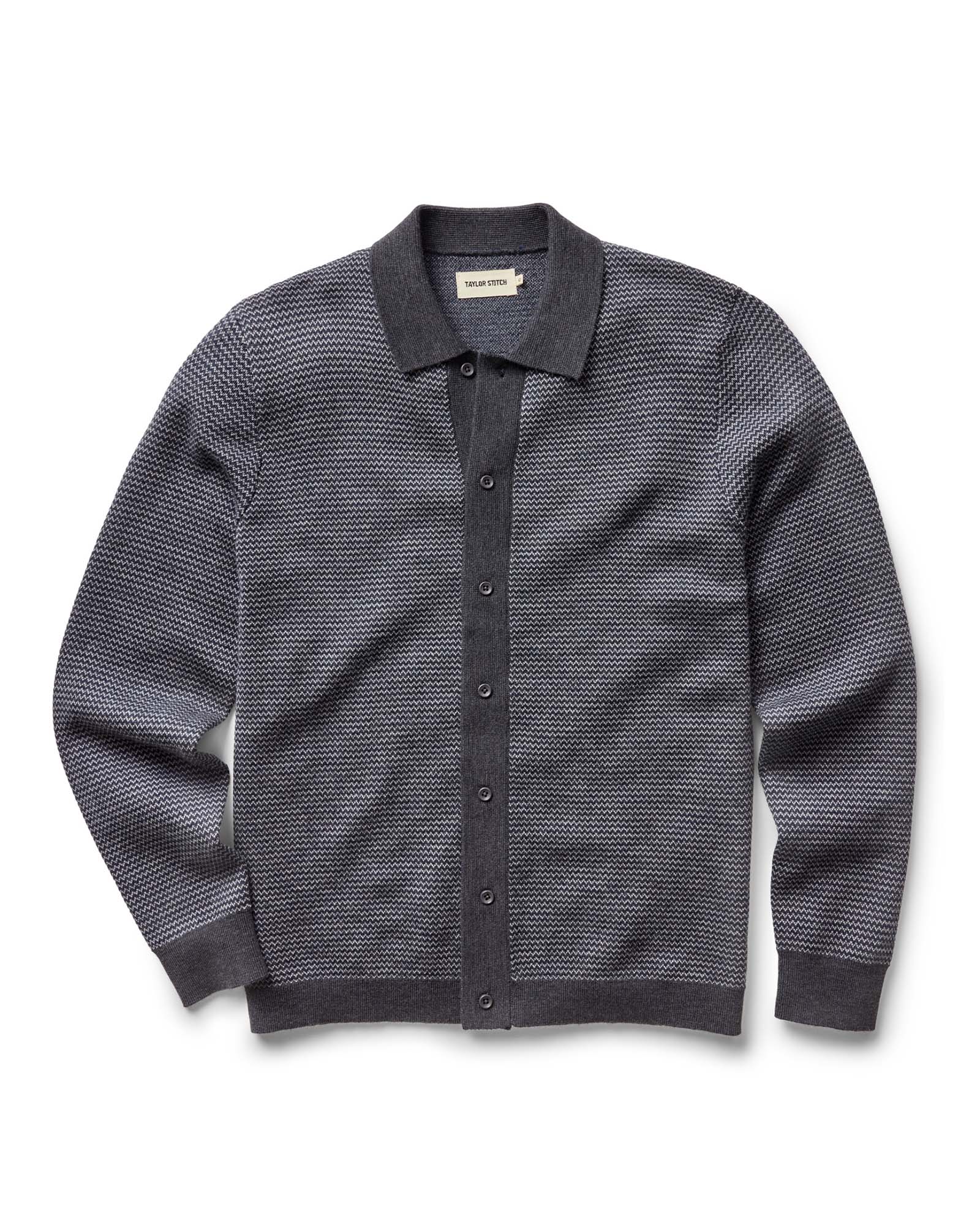 The Nichols Polo in Navy Birdseye Merino | Modern Menswear by yycbvcnbmmnbm