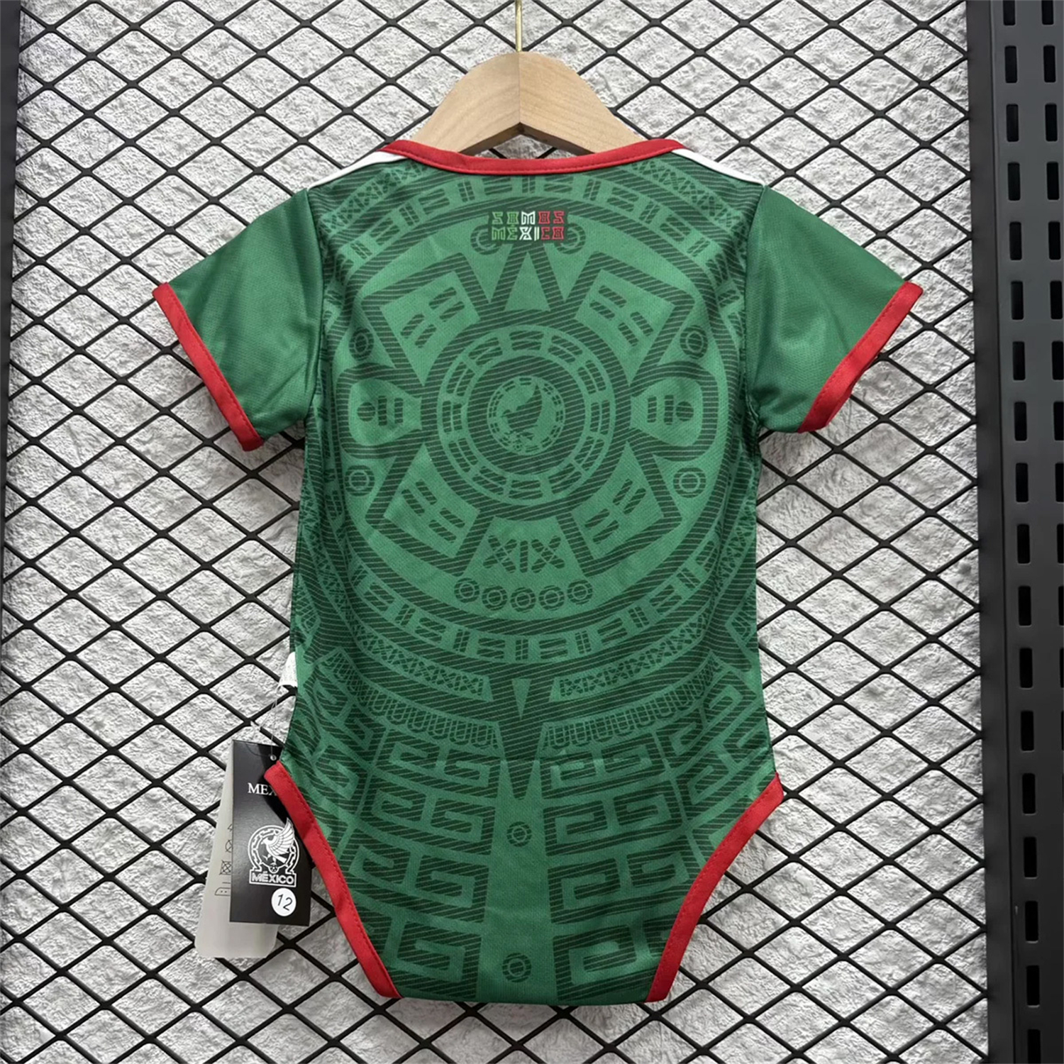 AlphaJersey-Mexico 2026 Home Baby Crawling Suit