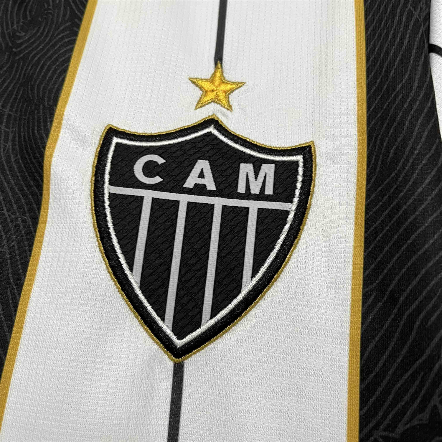 AlphaJersey-Atletico Mineiro 25-26 Black And White Special Edition Jersey - Fans Version