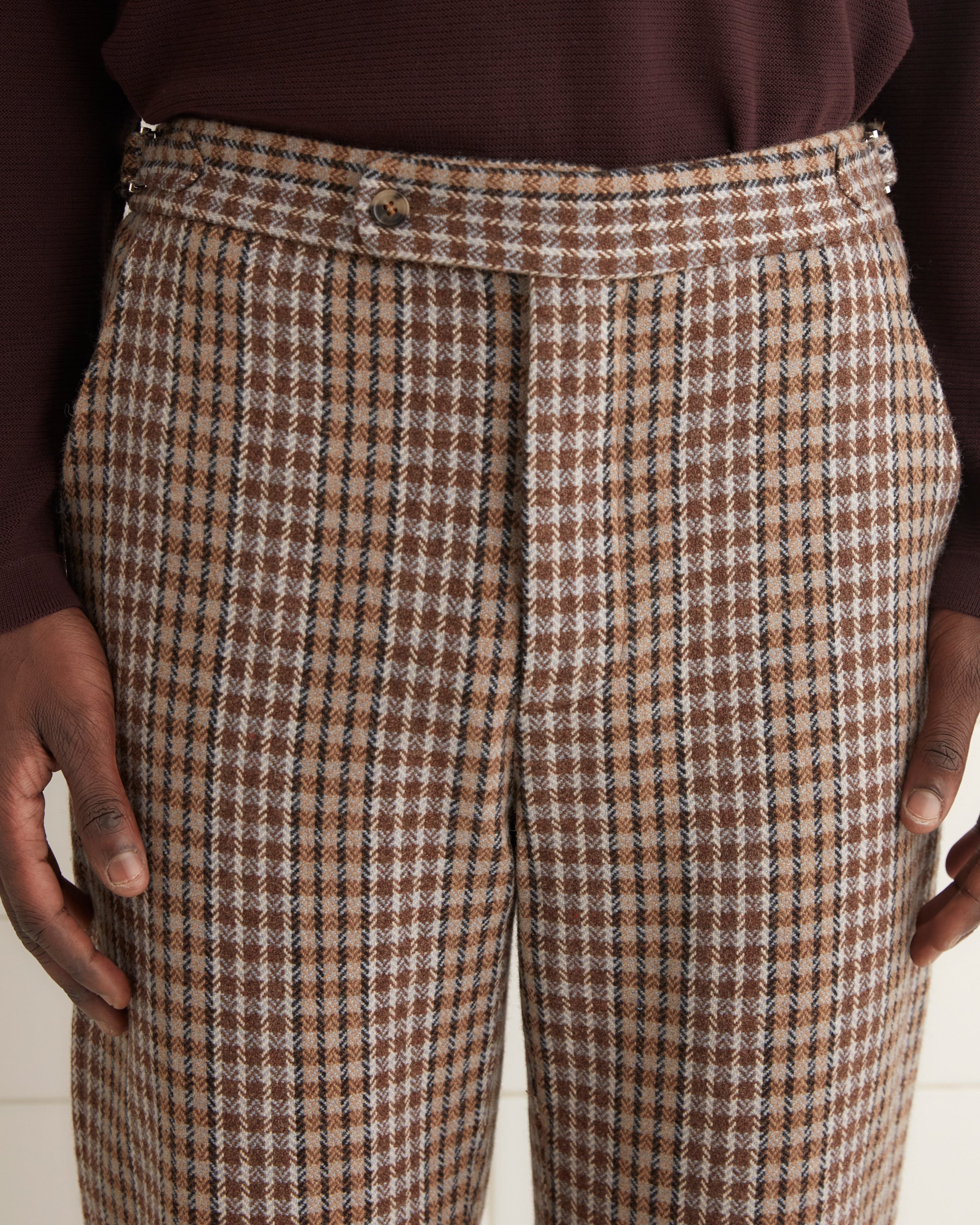 Marston Check Trousers | Modern Menswear by yycbvcnbmmnbm