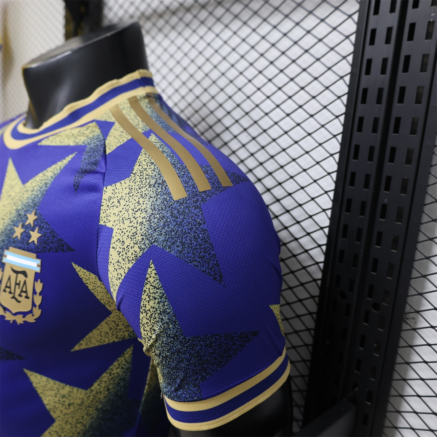 AlphaJersey-Argentina 2026 Yellow Stars Purple Special Jersey - Player Version