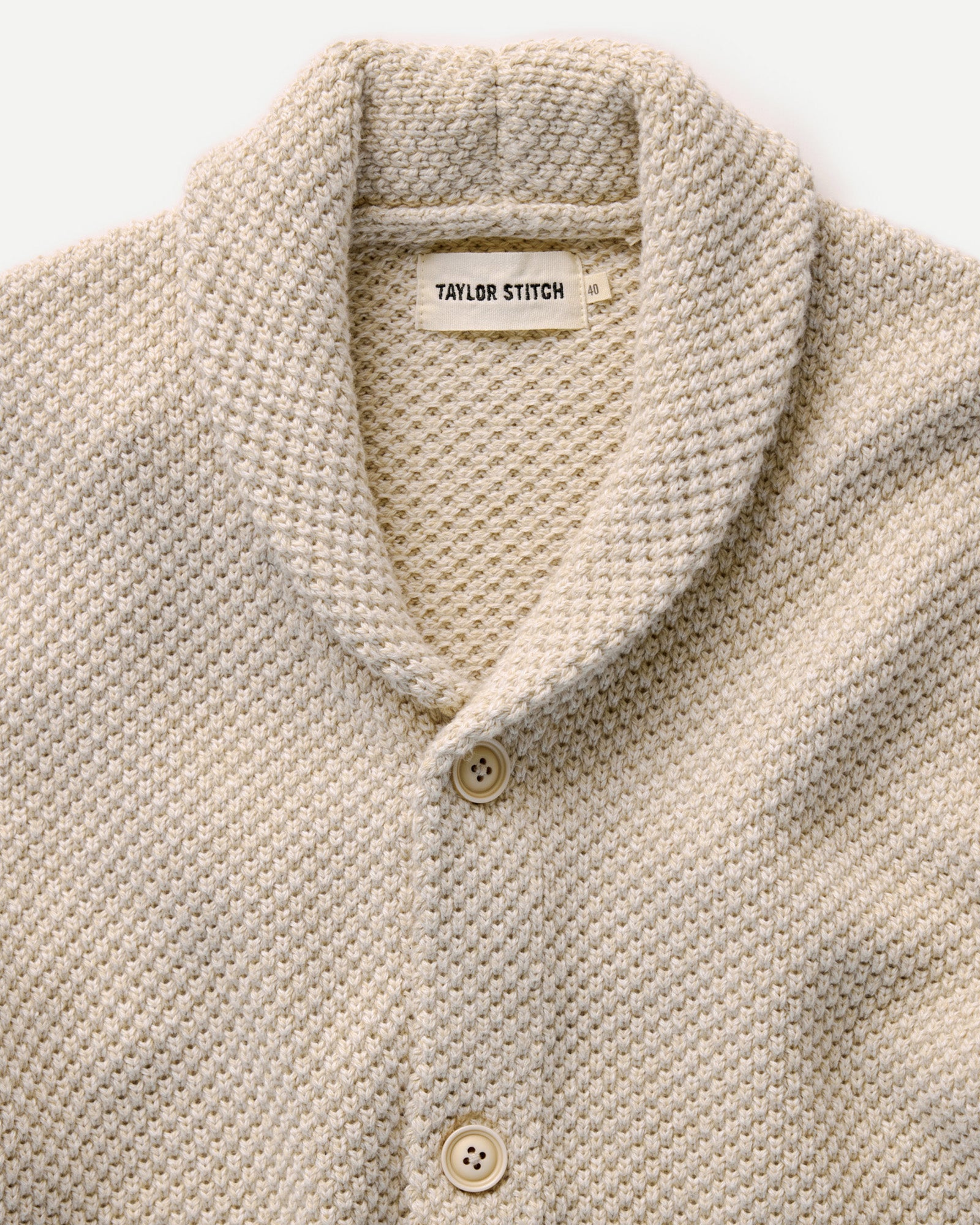 The Crawford Sweater in Marled Natural | Modern Menswear by yycbvcnbmmnbm