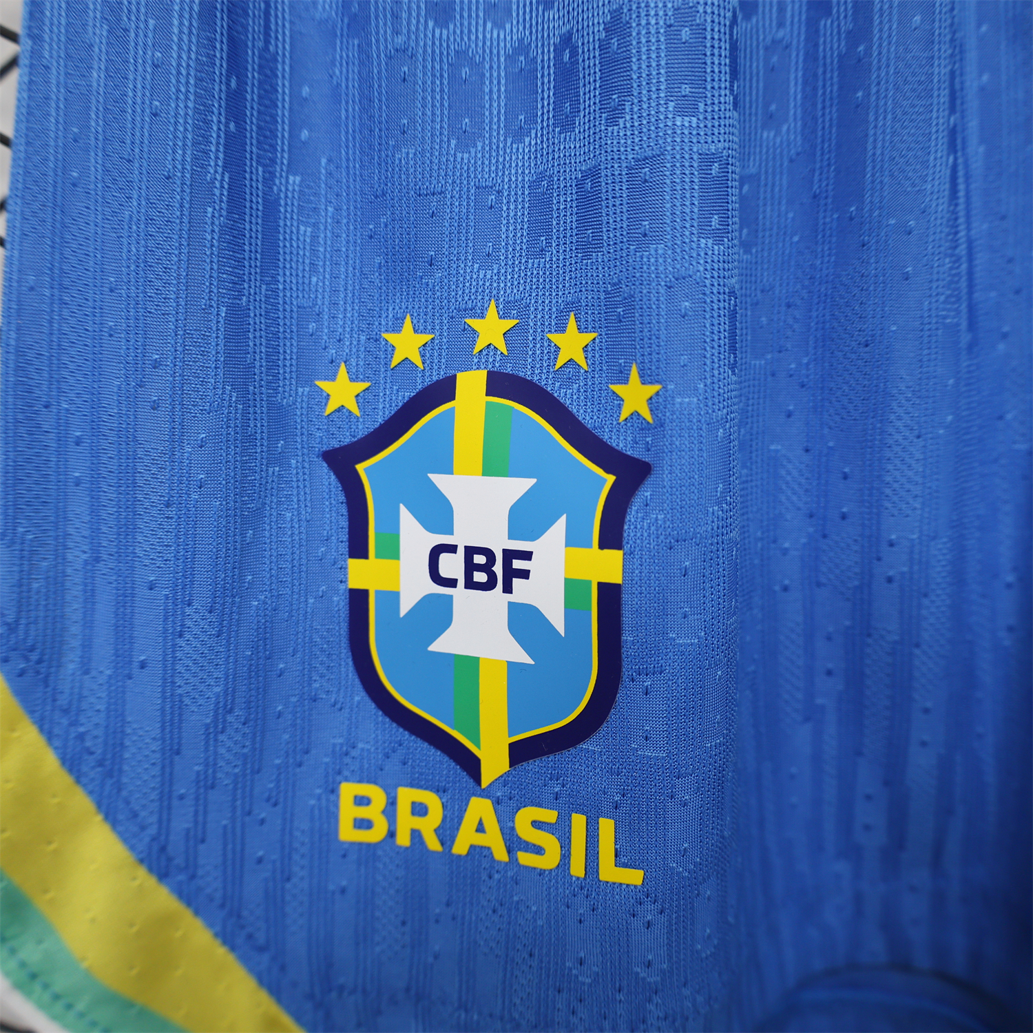 AlphaJersey-Brazil 2026 Home Blue Shorts - Player Version